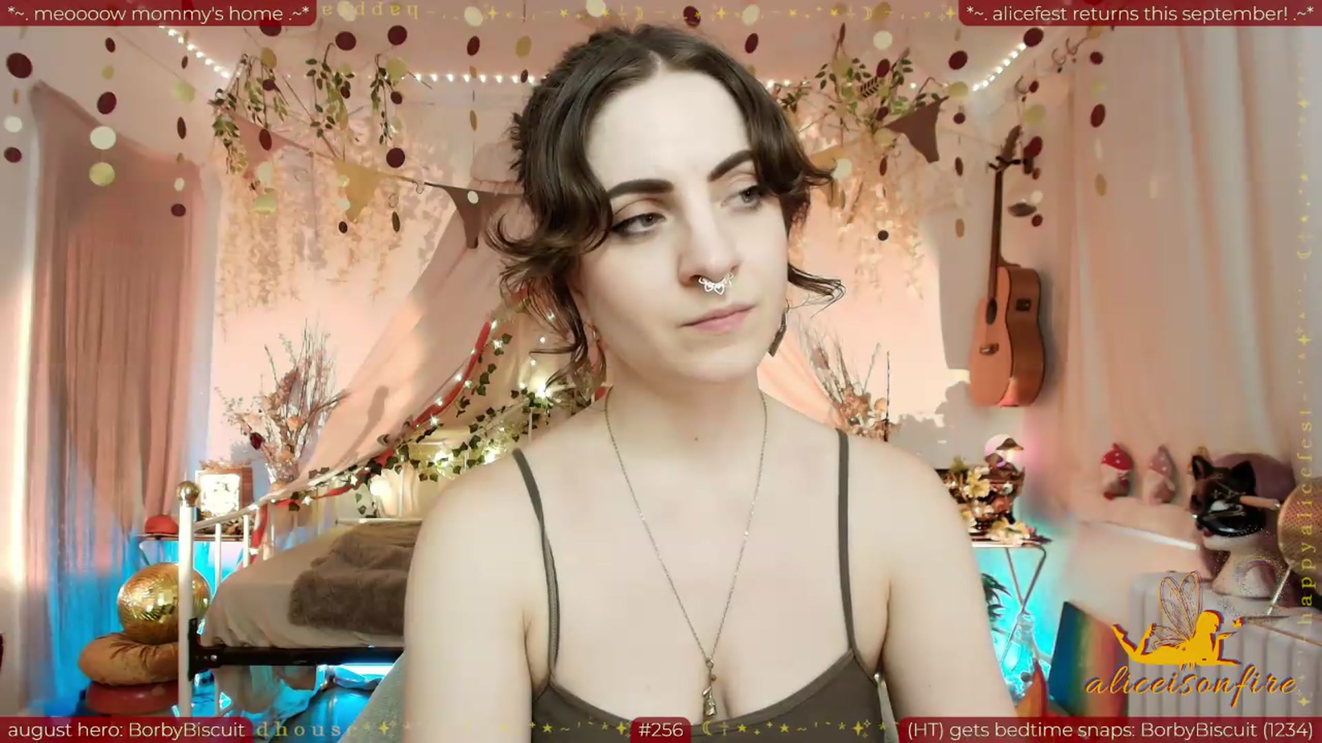 Gallery image thumbnail from aliceisonfire's myfreecams stream on, 08/08/2026, 08:31 image 4 of 20