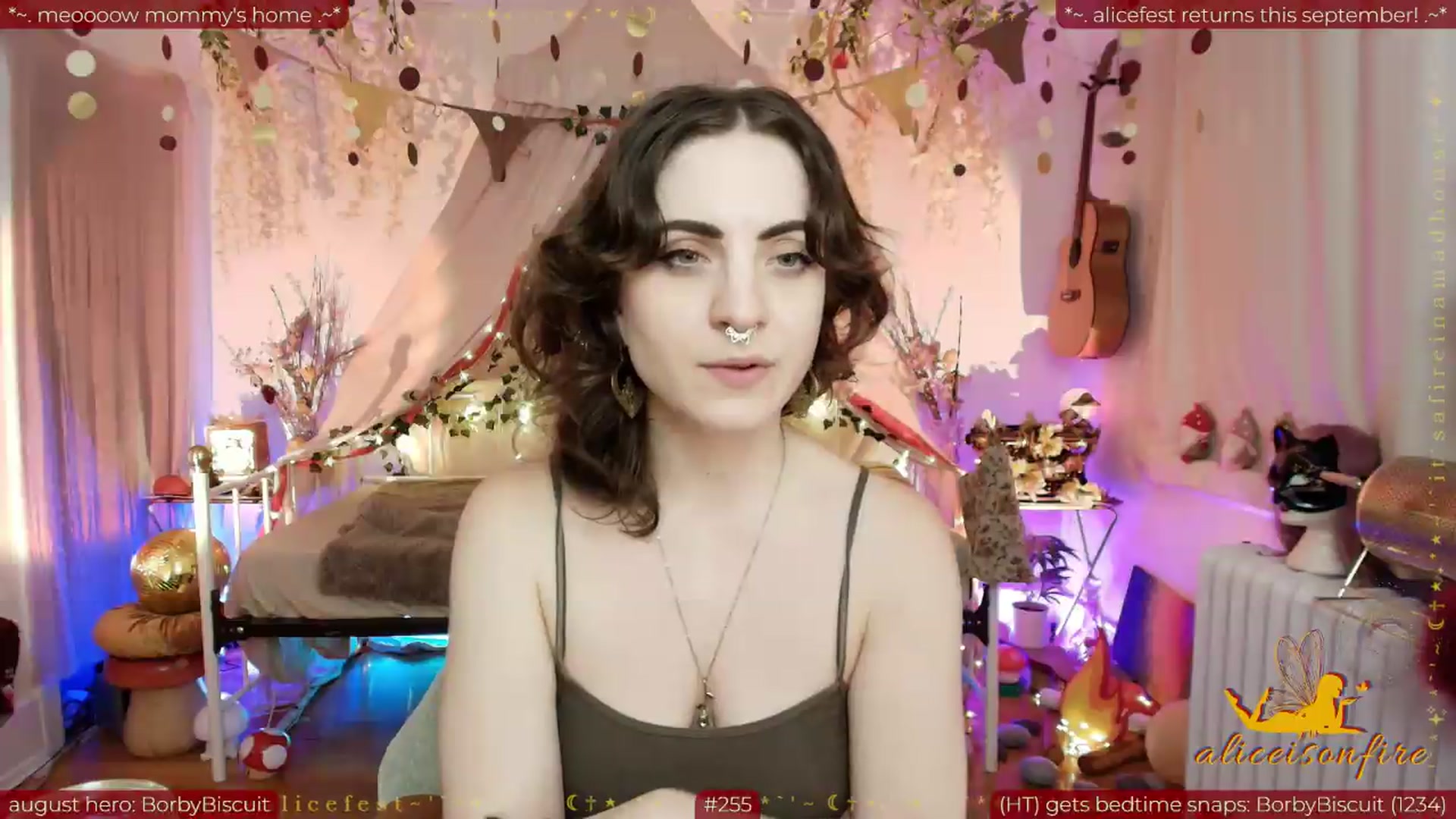 Gallery image thumbnail from aliceisonfire's myfreecams stream on, 08/08/2026, 08:31 image 13 of 20