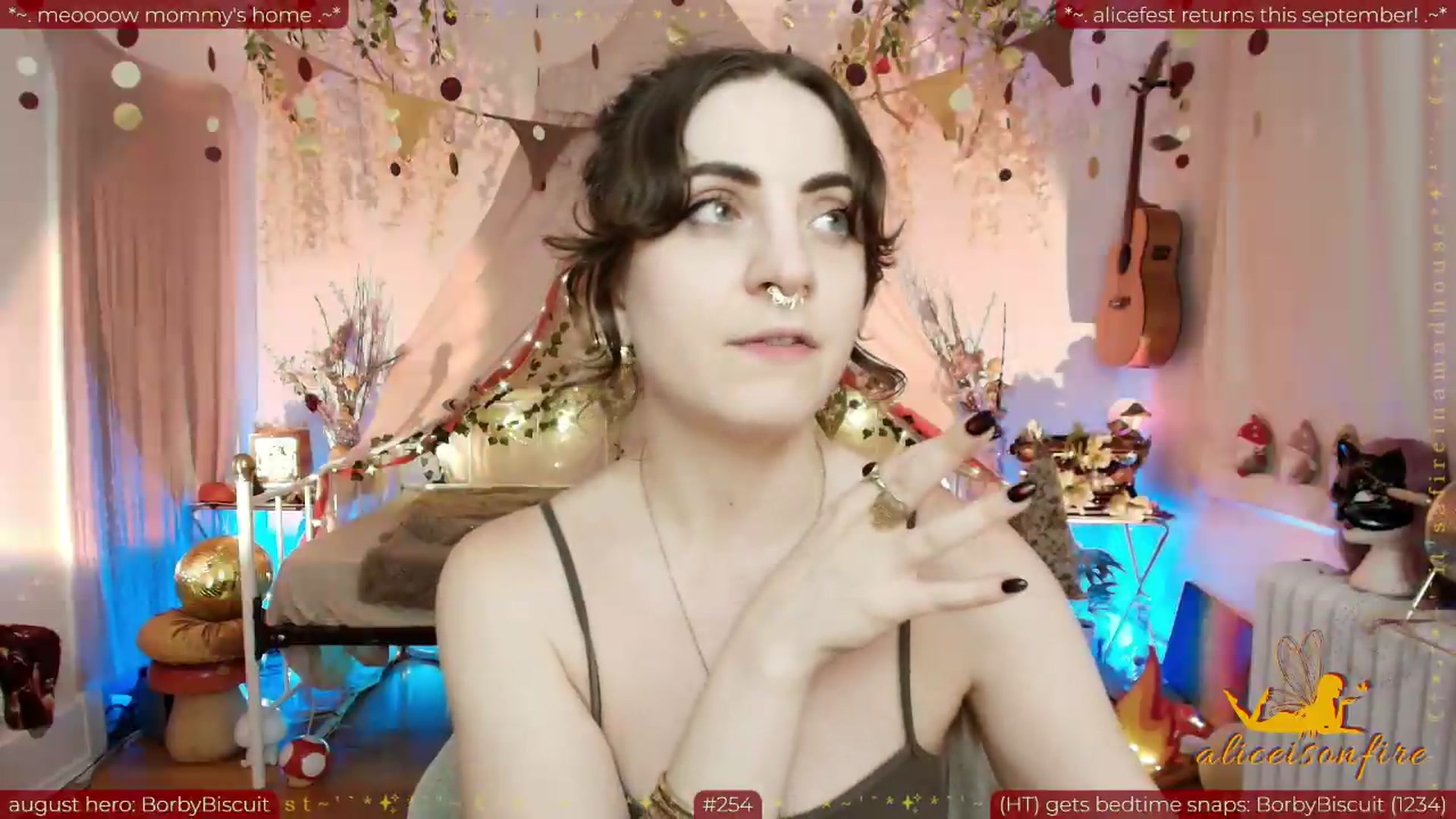 Gallery image thumbnail from aliceisonfire's myfreecams stream on, 08/08/2026, 08:31 image 7 of 20