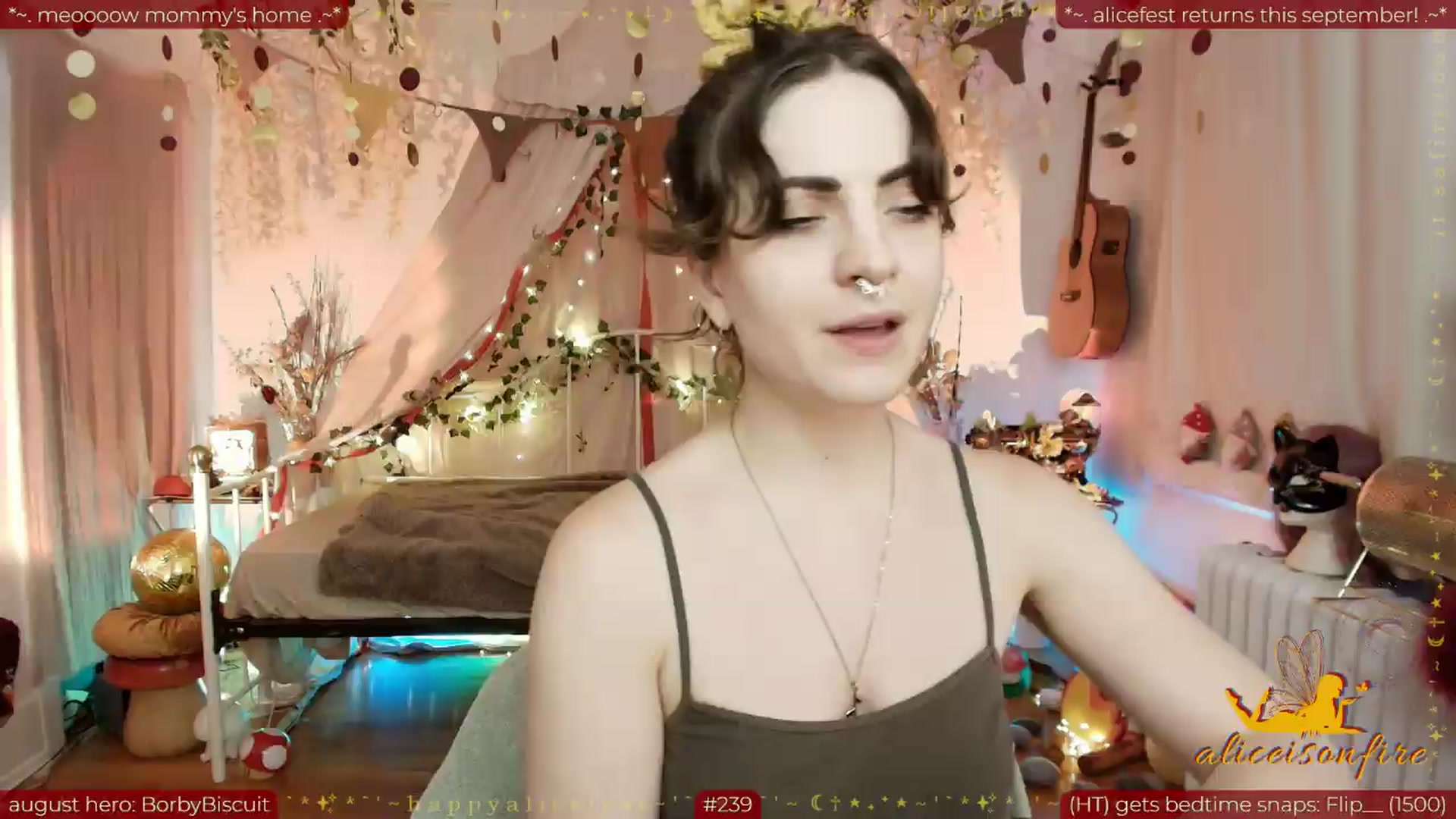 Gallery image thumbnail from aliceisonfire's myfreecams stream on, 08/08/2026, 08:31 image 19 of 20