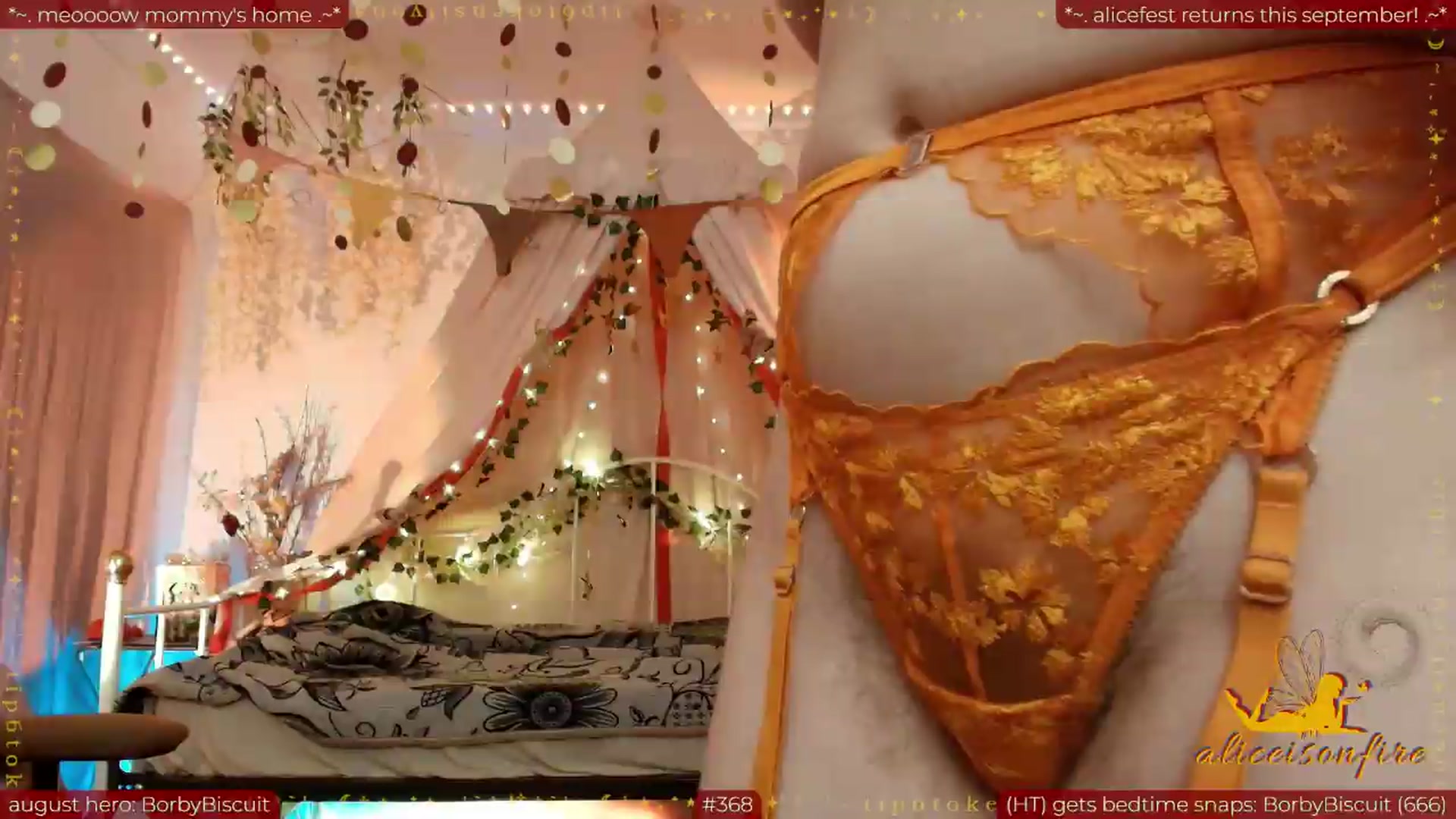 Gallery image thumbnail from aliceisonfire's myfreecams stream on, 08/12/2026, 09:29 image 16 of 20