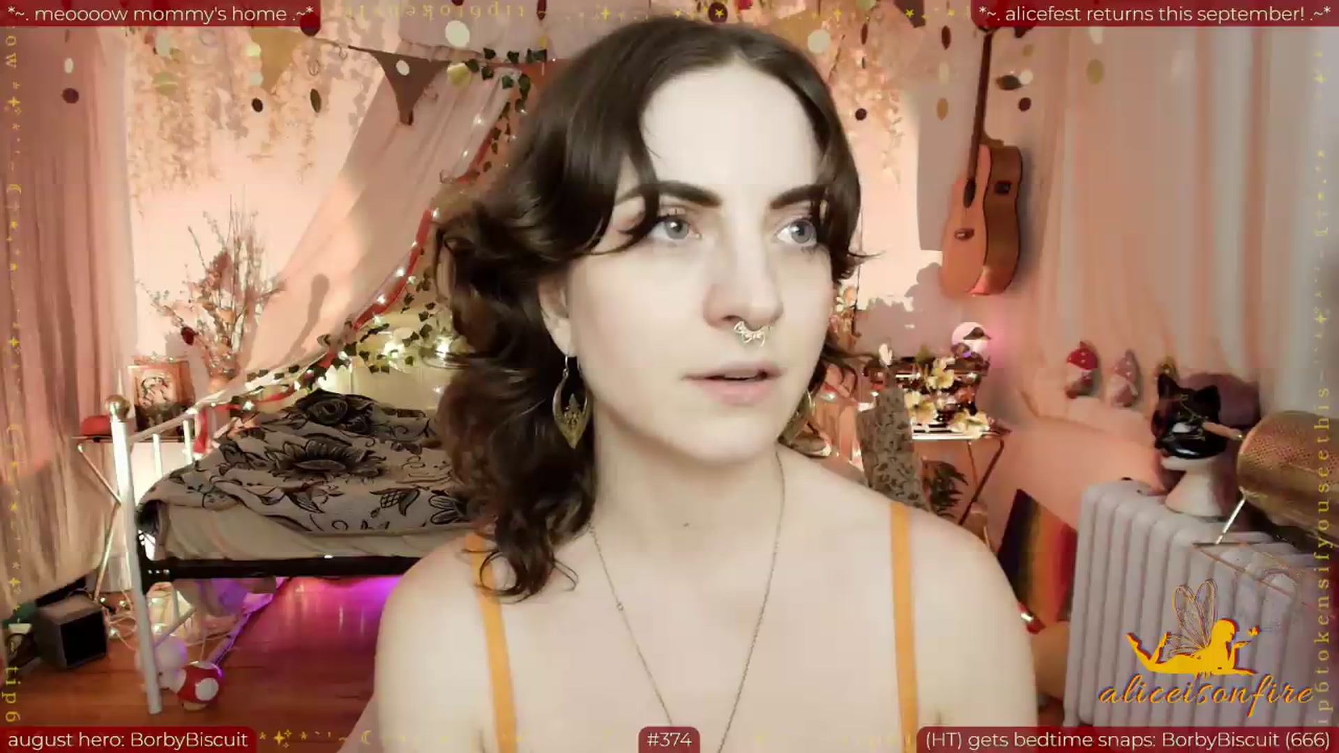 Gallery image thumbnail from aliceisonfire's myfreecams stream on, 08/12/2026, 09:29 image 14 of 20