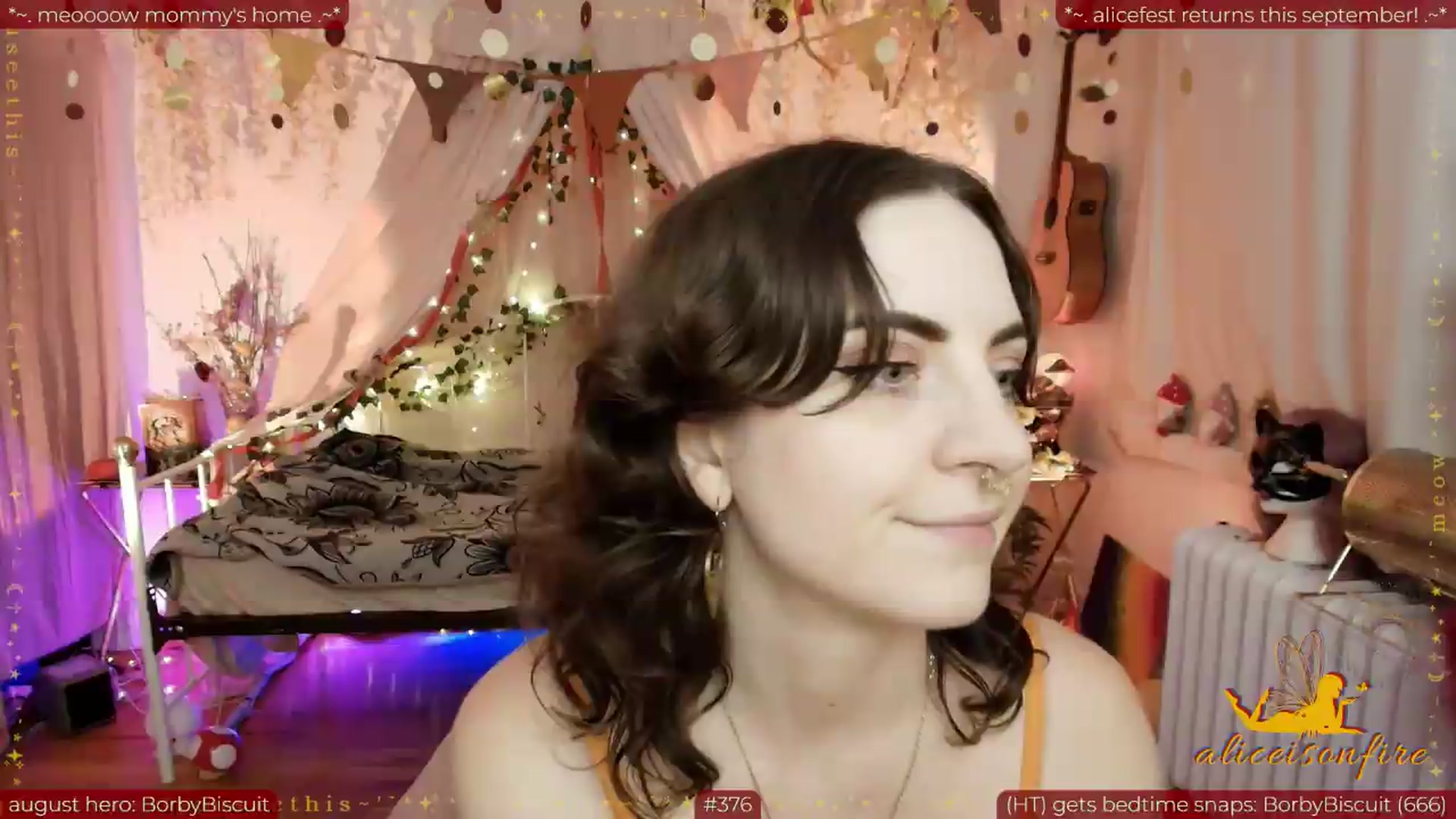 Gallery image thumbnail from aliceisonfire's myfreecams stream on, 08/12/2026, 09:29 image 13 of 20