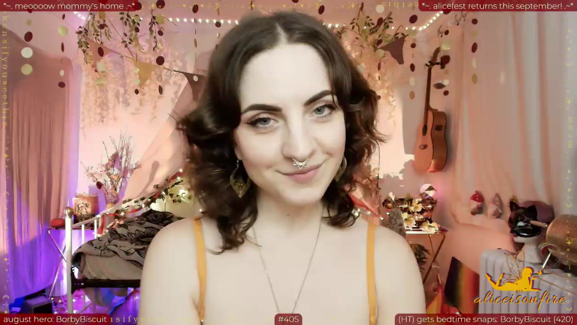 Gallery image thumbnail from aliceisonfire's myfreecams stream on, 08/12/2026, 09:29 image 7 of 20