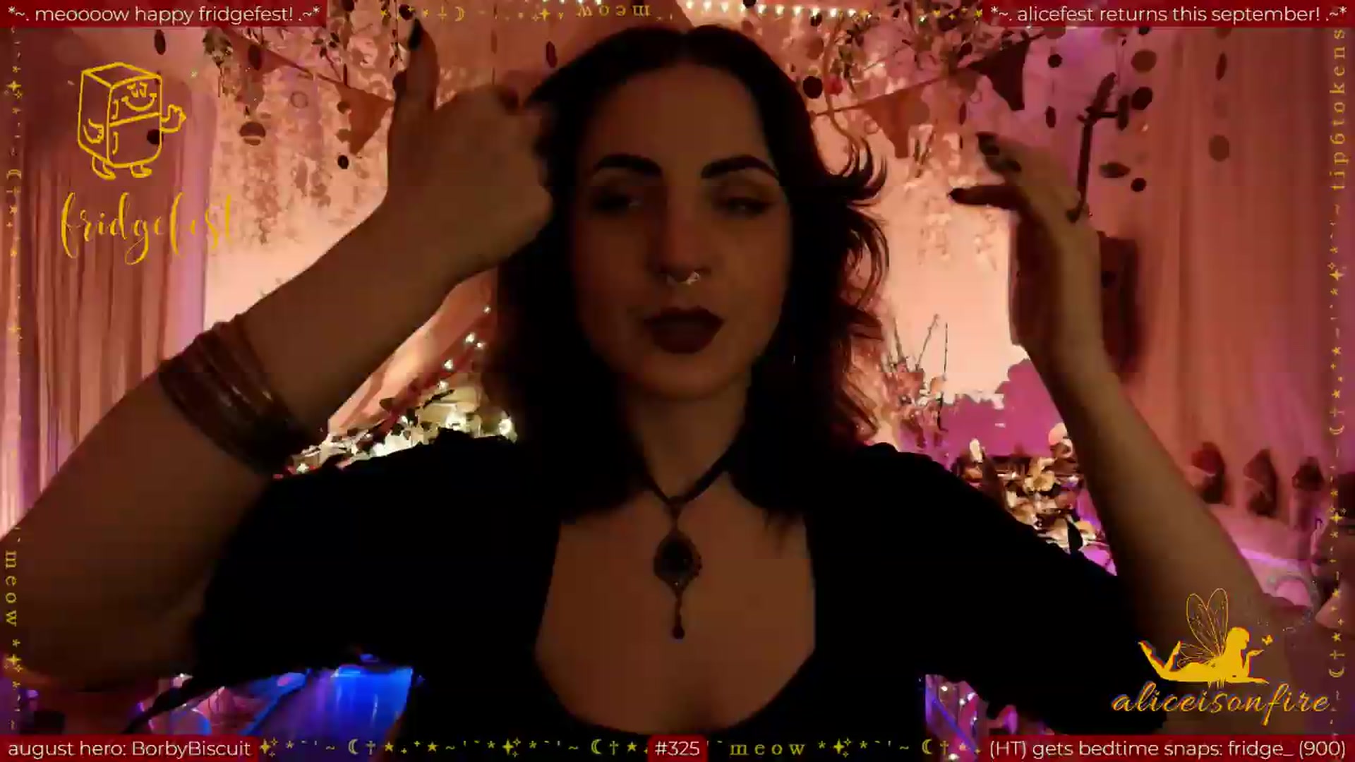 Gallery image thumbnail from aliceisonfire's myfreecams stream on, 08/13/2026, 07:43 image 8 of 20