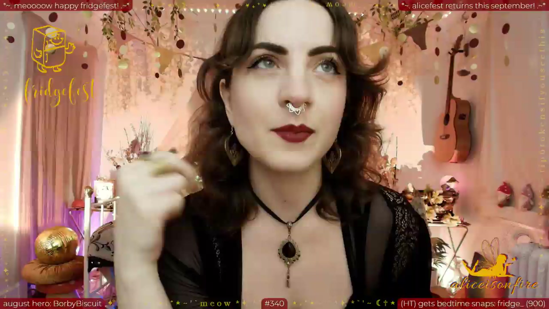 Gallery image thumbnail from aliceisonfire's myfreecams stream on, 08/13/2026, 07:43 image 5 of 20