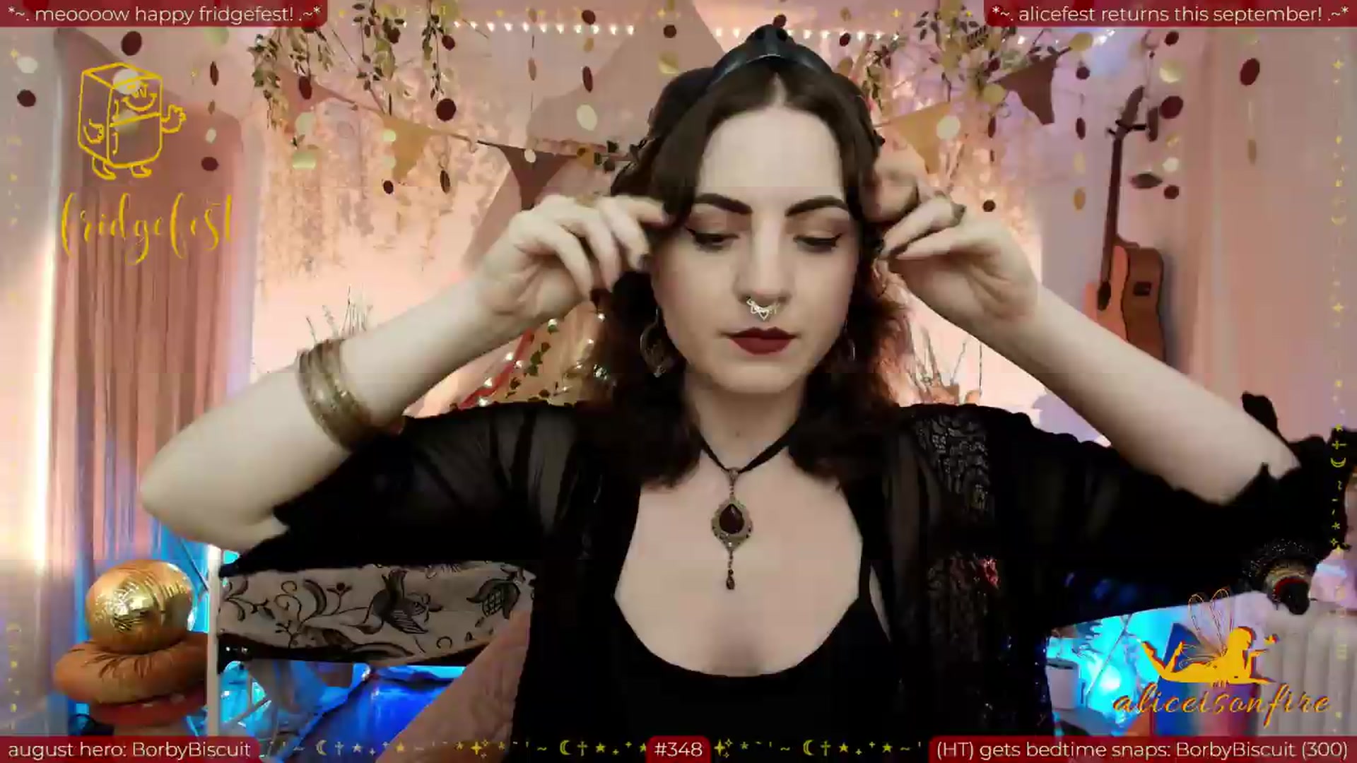 Gallery image thumbnail from aliceisonfire's myfreecams stream on, 08/13/2026, 07:43 image 3 of 20