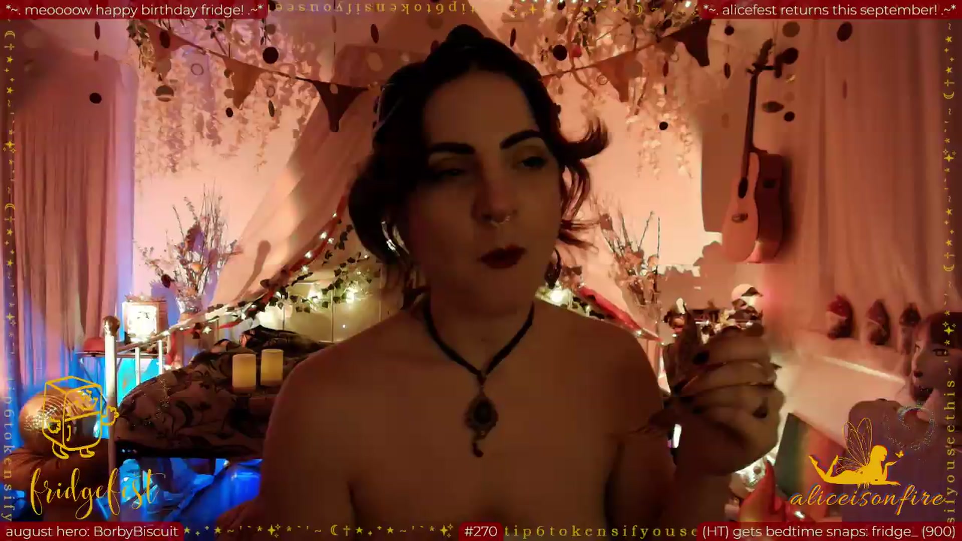 Gallery image thumbnail from aliceisonfire's myfreecams stream on, 08/13/2026, 09:26 image 9 of 20