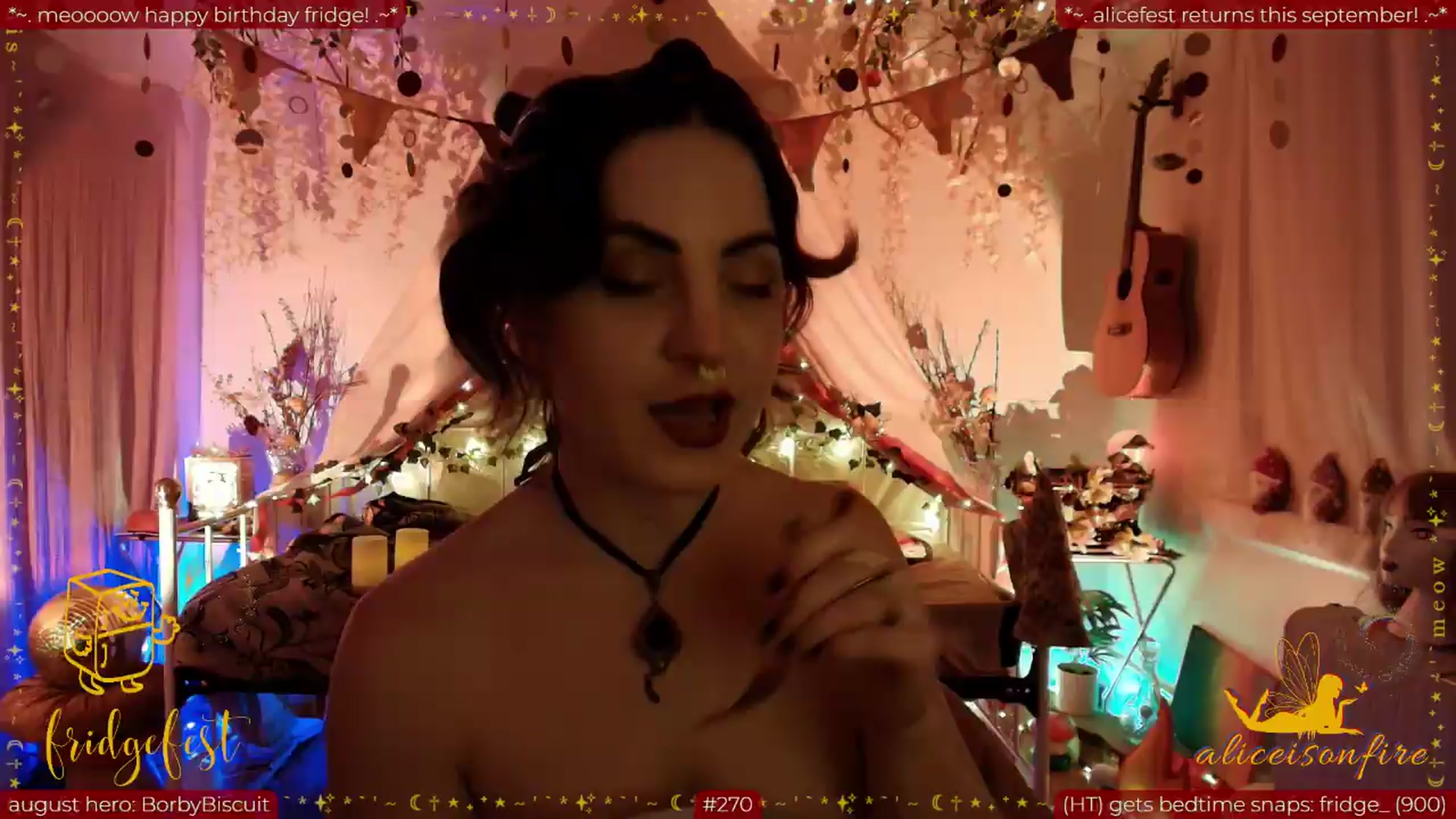Gallery image thumbnail from aliceisonfire's myfreecams stream on, 08/13/2026, 09:26 image 6 of 20