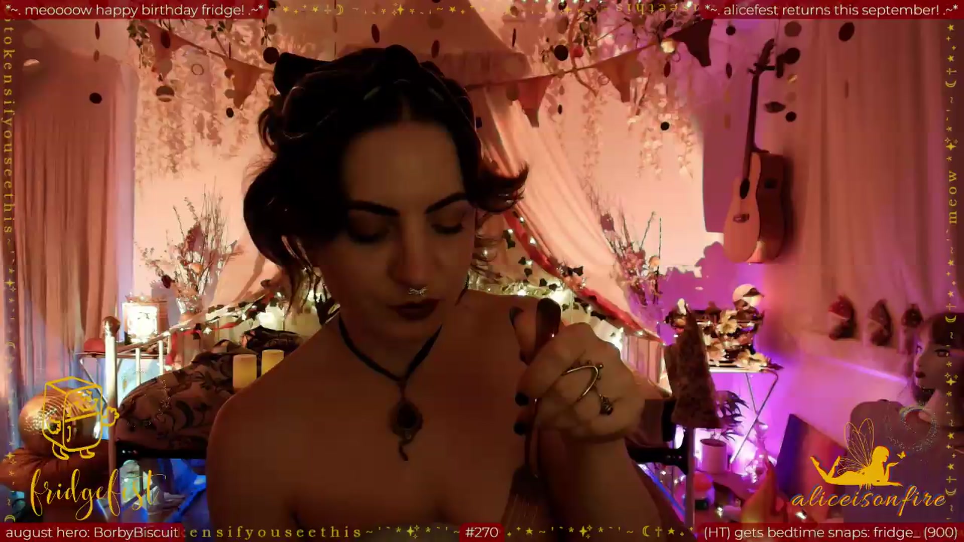 Gallery image thumbnail from aliceisonfire's myfreecams stream on, 08/13/2026, 09:26 image 7 of 20