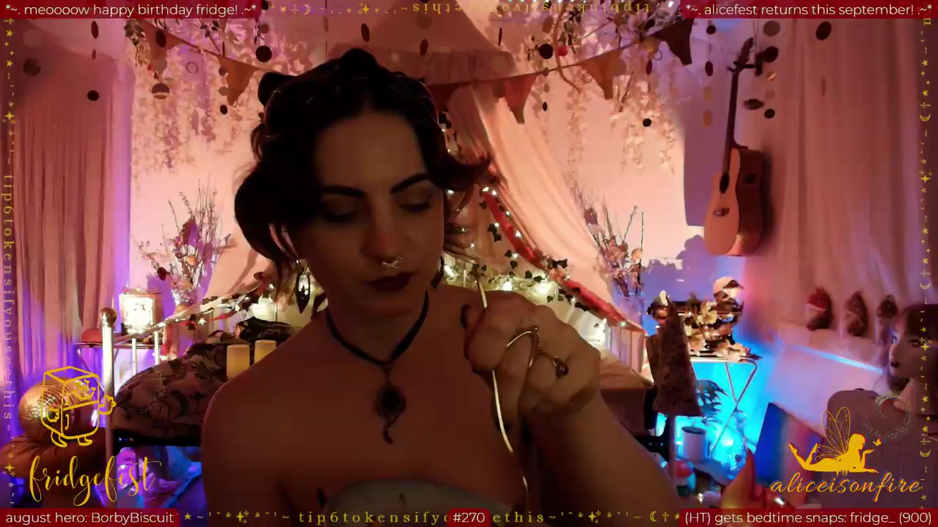 Gallery image thumbnail from aliceisonfire's myfreecams stream on, 08/13/2026, 09:26 image 8 of 20