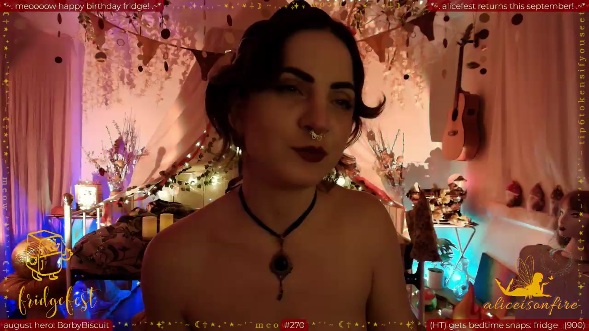 Gallery image thumbnail from aliceisonfire's myfreecams stream on, 08/13/2026, 09:26 image 11 of 20