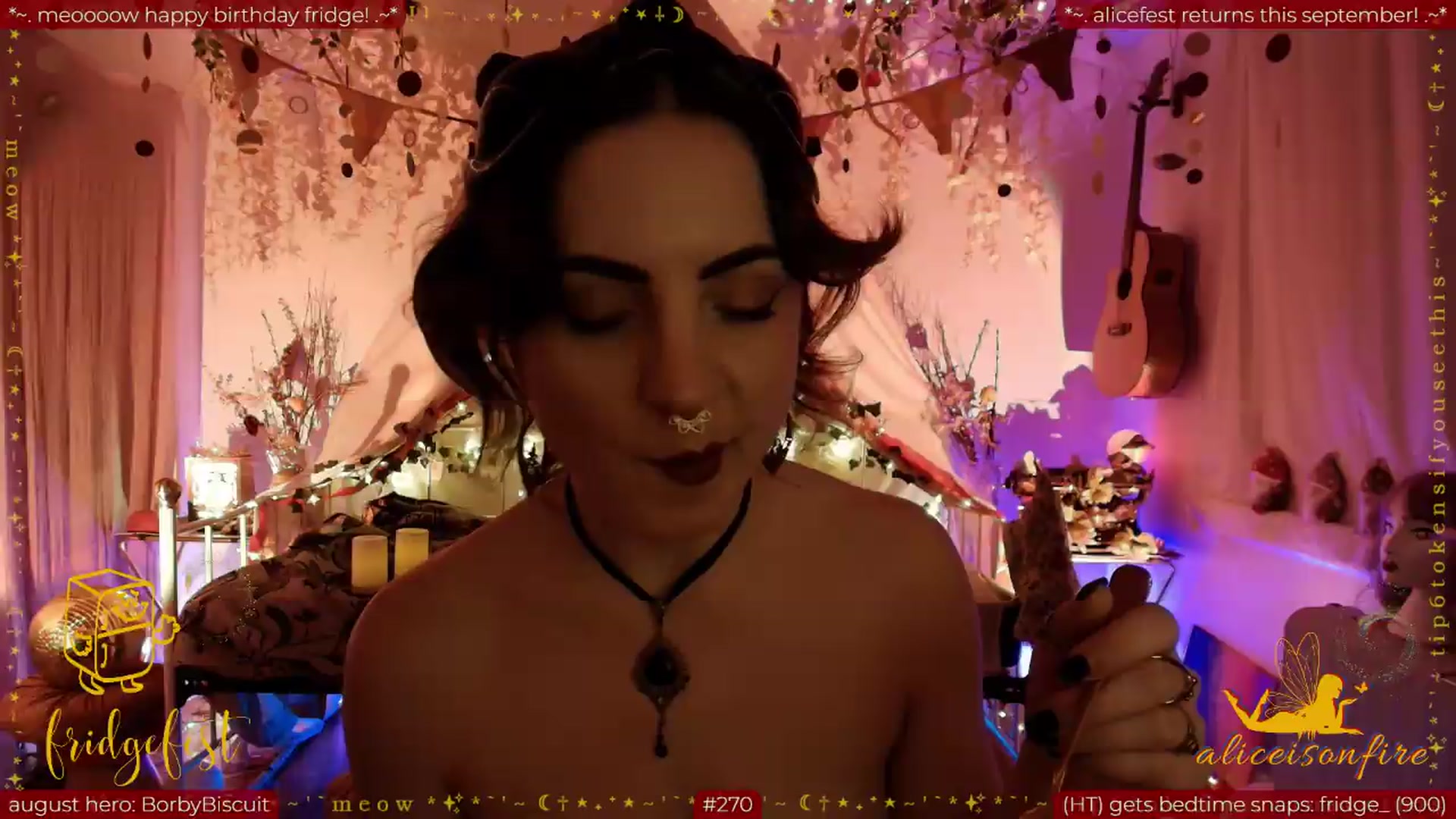 Gallery image thumbnail from aliceisonfire's myfreecams stream on, 08/13/2026, 09:26 image 10 of 20