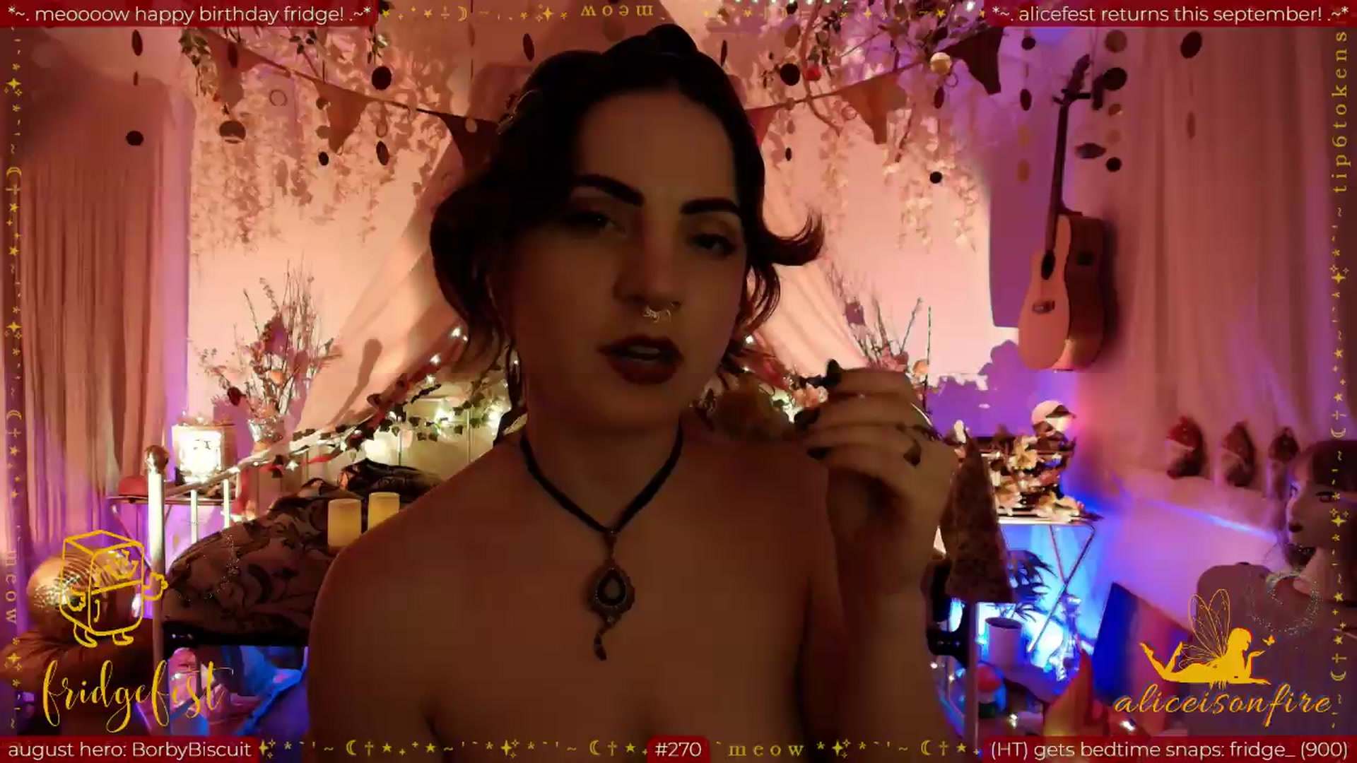 Gallery image thumbnail from aliceisonfire's myfreecams stream on, 08/13/2026, 09:26 image 5 of 20