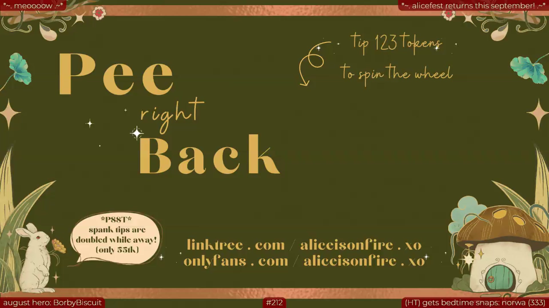 Gallery image thumbnail from aliceisonfire's myfreecams stream on, 08/14/2026, 07:55 image 2 of 20
