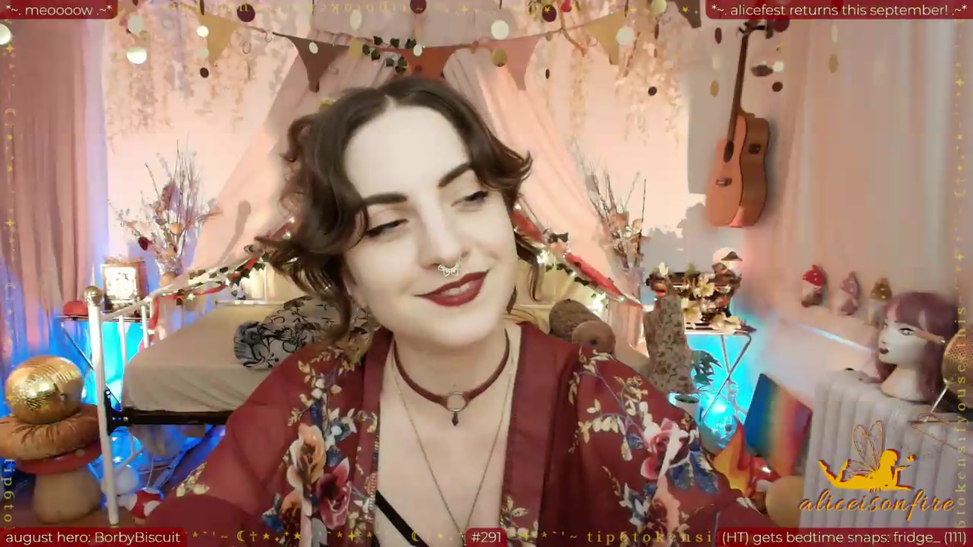 Gallery image thumbnail from aliceisonfire's myfreecams stream on, 08/20/2026, 08:18 image 11 of 20