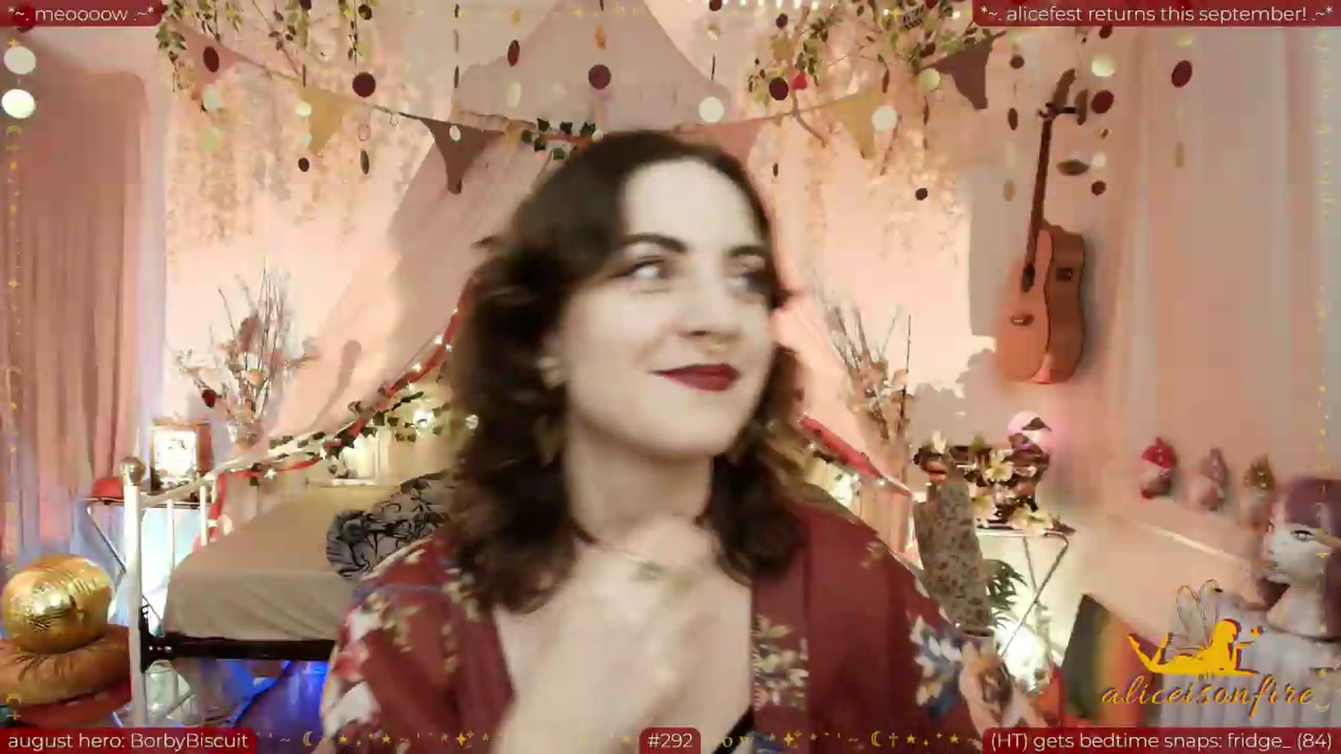 Gallery image thumbnail from aliceisonfire's myfreecams stream on, 08/20/2026, 08:18 image 6 of 20