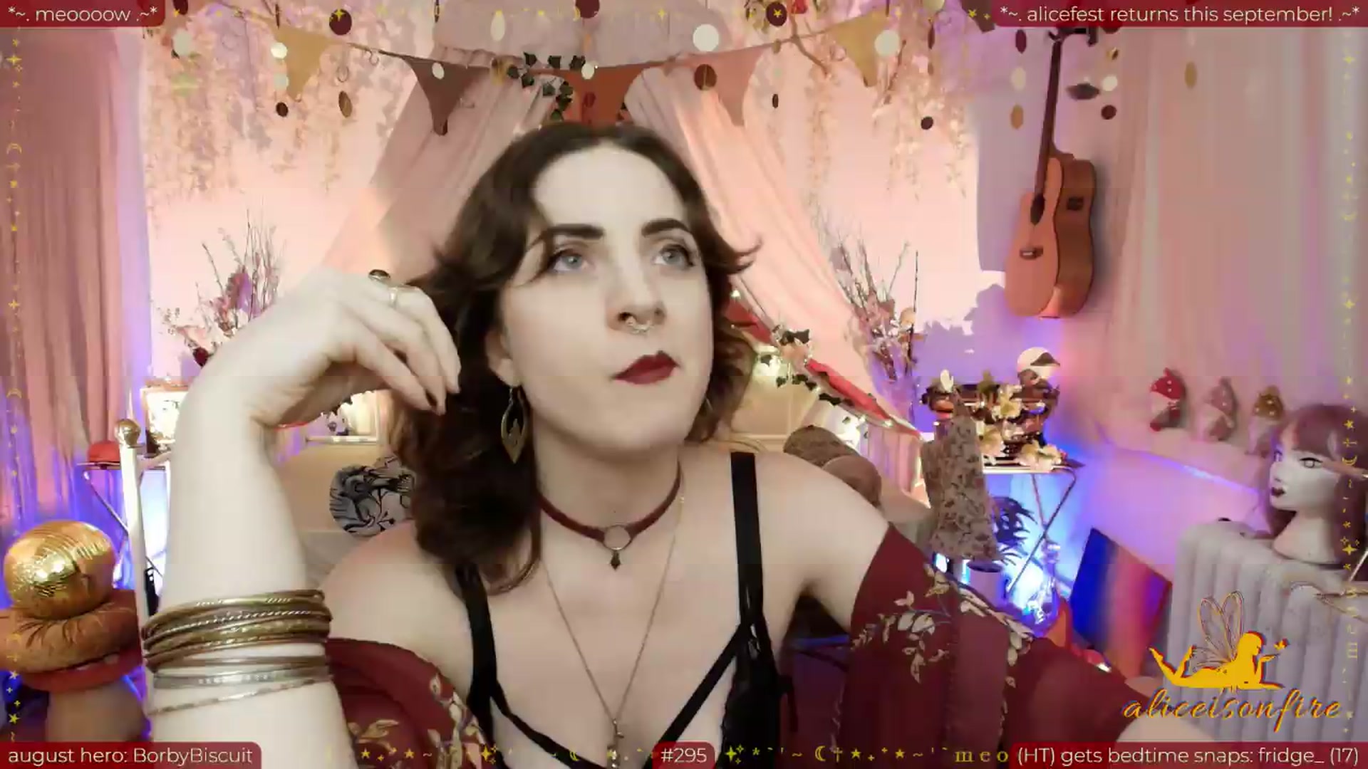 Gallery image thumbnail from aliceisonfire's myfreecams stream on, 08/20/2026, 08:18 image 3 of 20