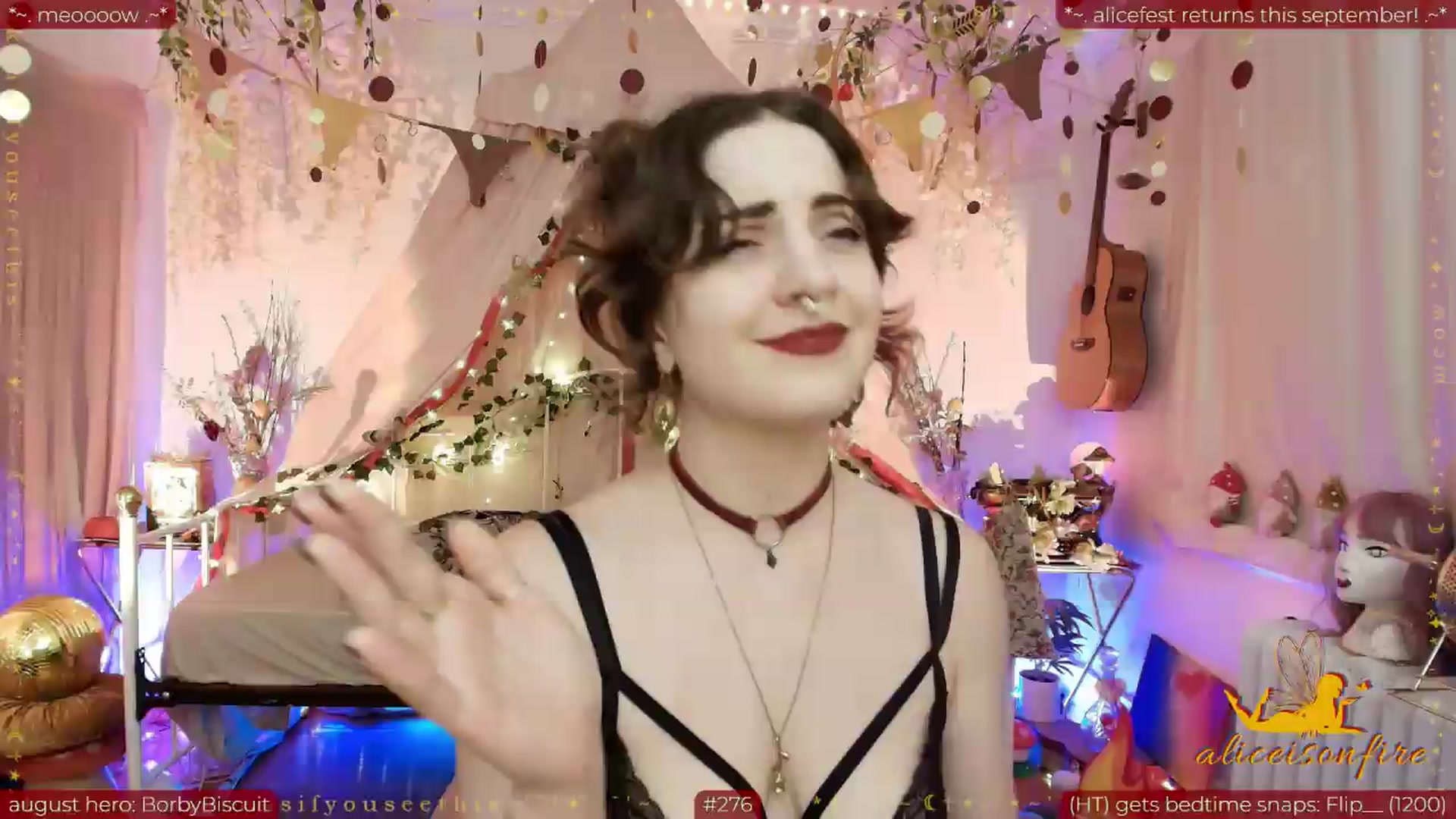 Gallery image thumbnail from aliceisonfire's myfreecams stream on, 08/20/2026, 09:03 image 12 of 20