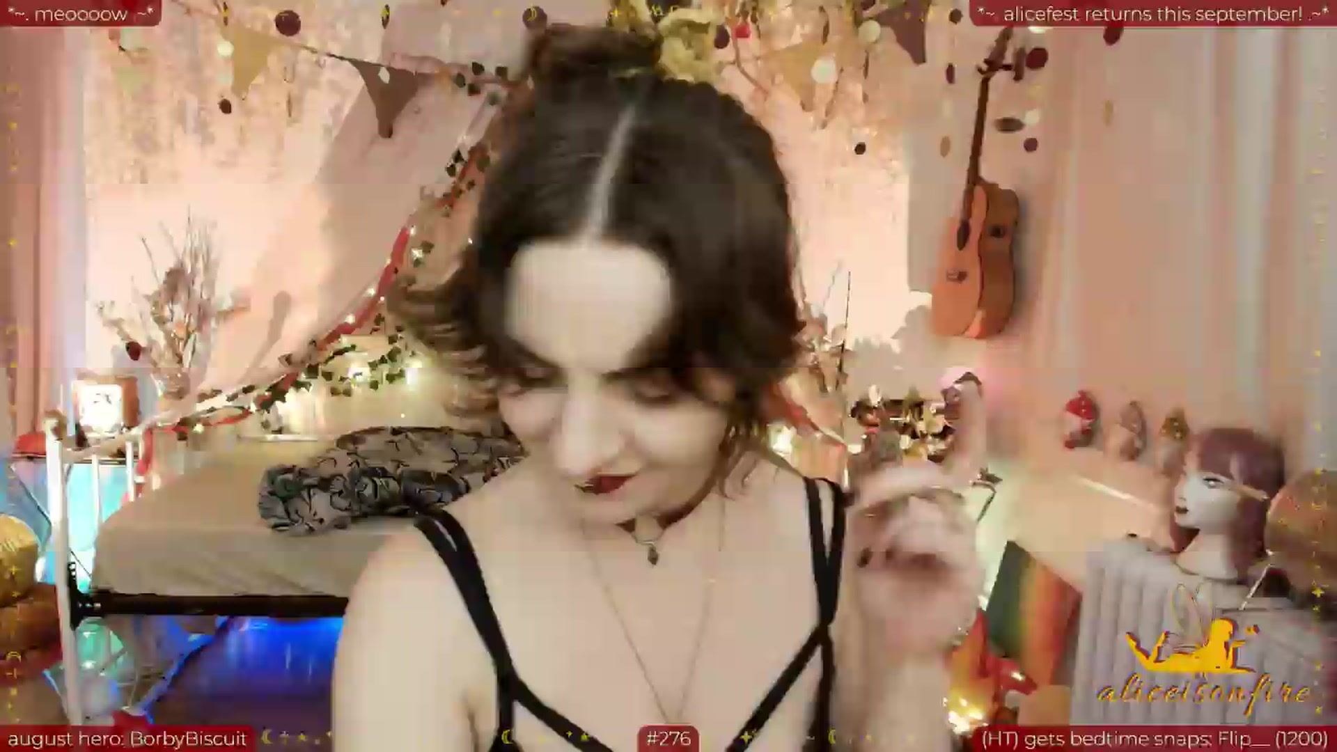 Gallery image thumbnail from aliceisonfire's myfreecams stream on, 08/20/2026, 09:03 image 13 of 20