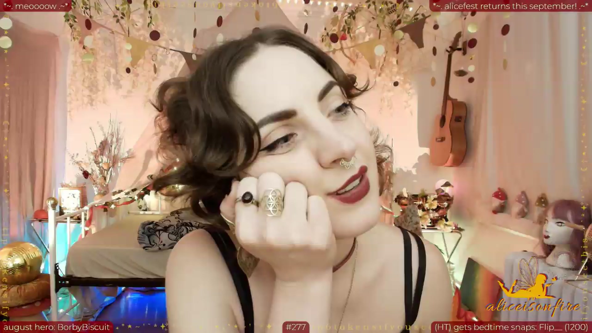 Gallery image thumbnail from aliceisonfire's myfreecams stream on, 08/20/2026, 09:03 image 11 of 20