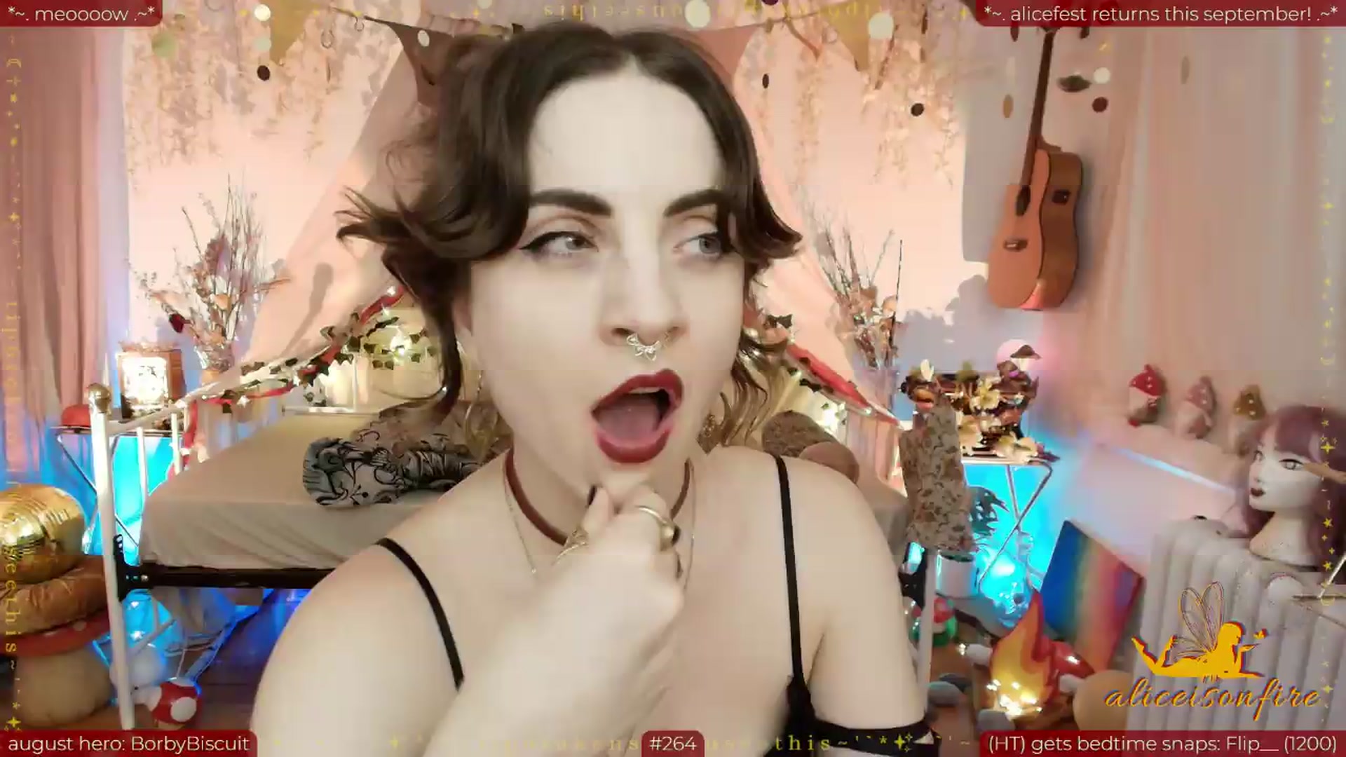 Gallery image thumbnail from aliceisonfire's myfreecams stream on, 08/20/2026, 09:32 image 17 of 20