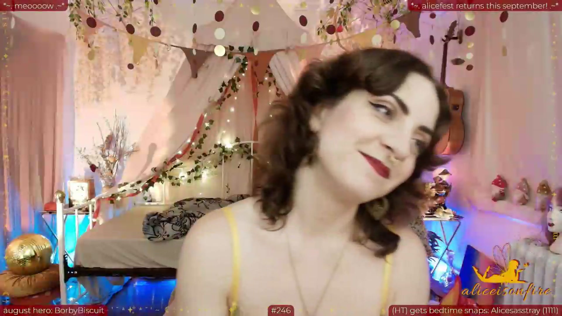 Gallery image thumbnail from aliceisonfire's myfreecams stream on, 08/21/2026, 09:23 image 12 of 20