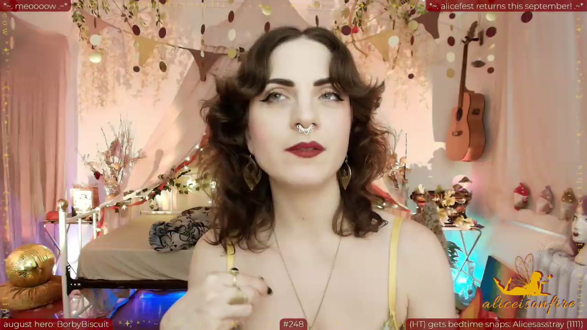 Gallery image thumbnail from aliceisonfire's myfreecams stream on, 08/21/2026, 09:23 image 13 of 20
