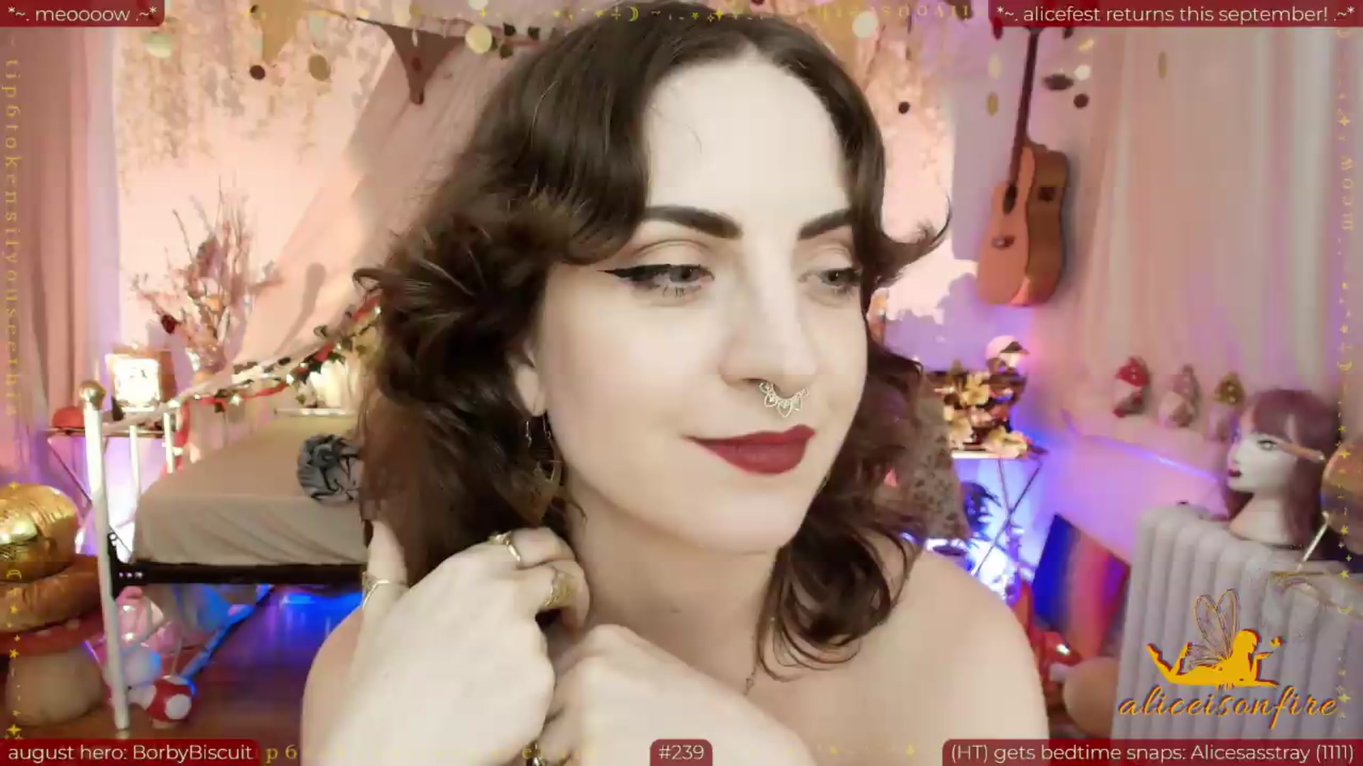 Gallery image thumbnail from aliceisonfire's myfreecams stream on, 08/21/2026, 10:02 image 11 of 20
