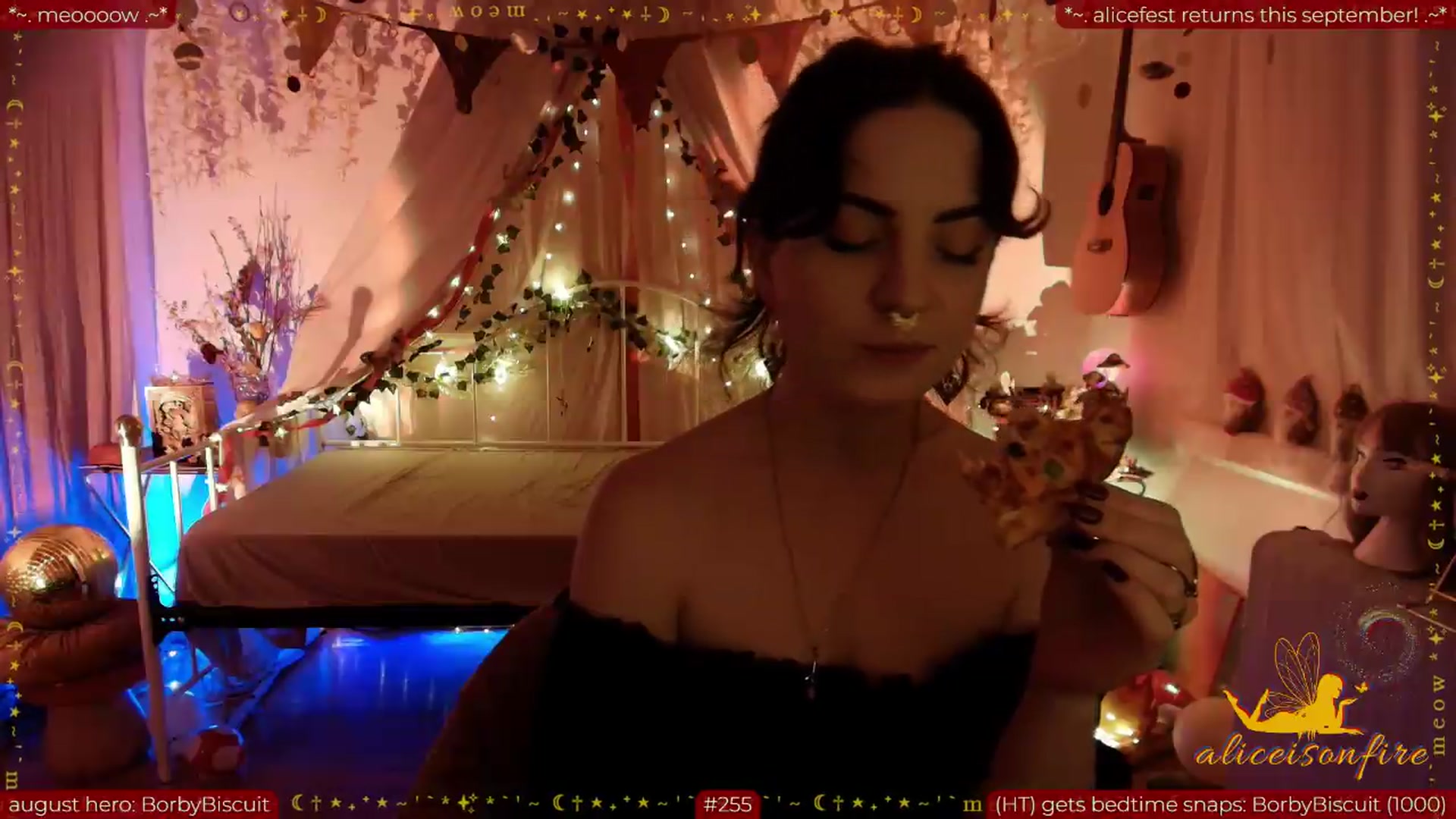 Gallery image thumbnail from aliceisonfire's myfreecams stream on, 08/24/2026, 08:05 image 13 of 20