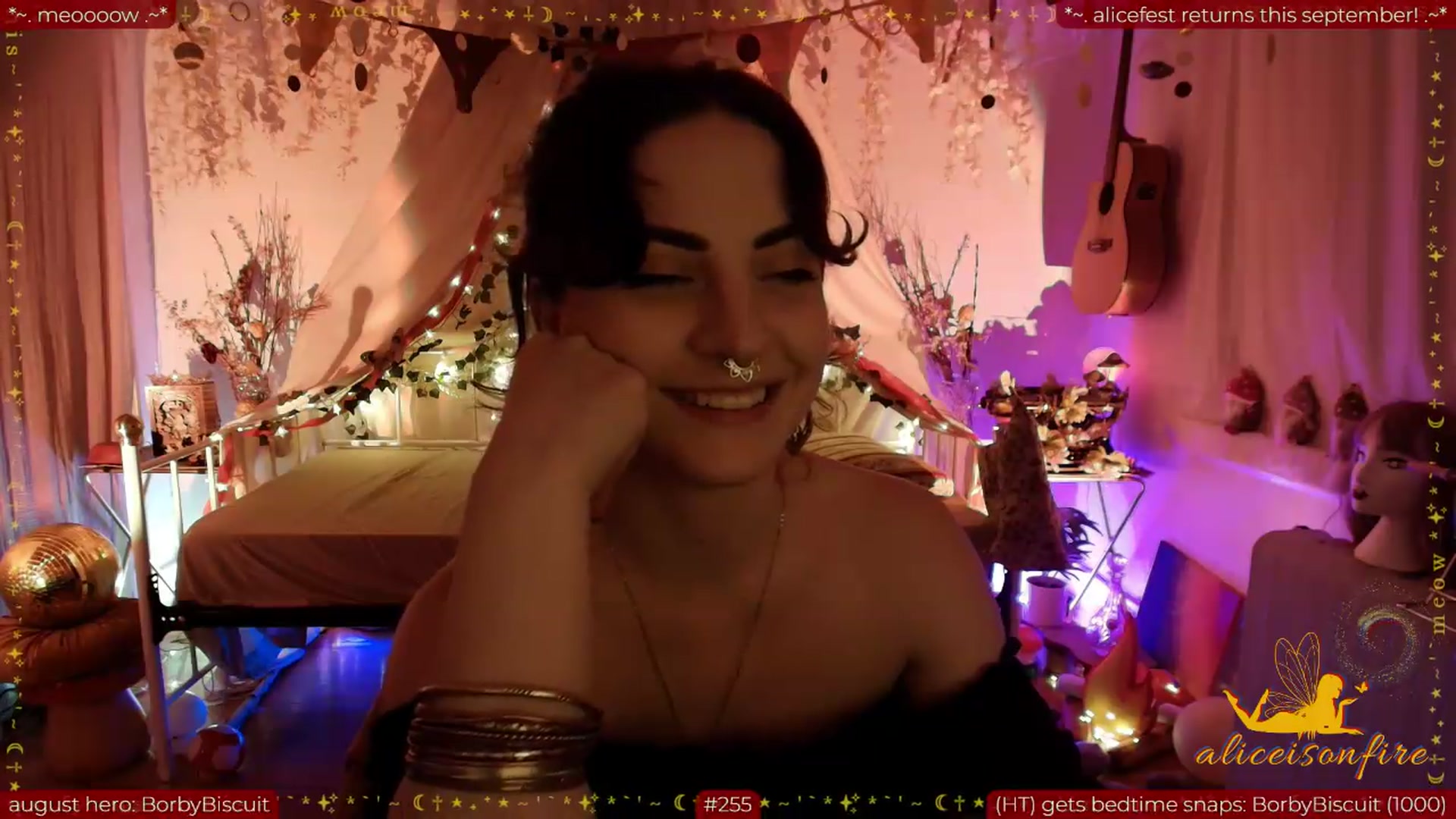 Gallery image thumbnail from aliceisonfire's myfreecams stream on, 08/24/2026, 08:05 image 17 of 20