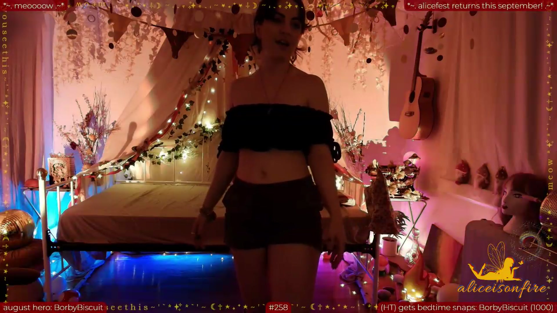 Gallery image thumbnail from aliceisonfire's myfreecams stream on, 08/24/2026, 08:05 image 6 of 20