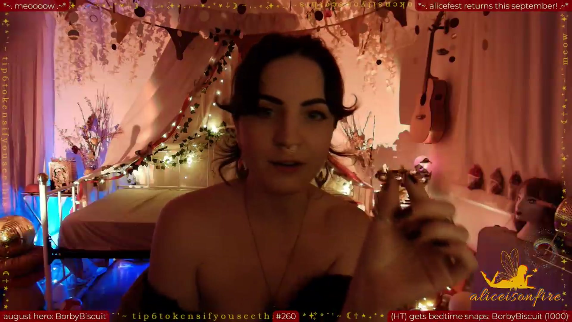 Gallery image thumbnail from aliceisonfire's myfreecams stream on, 08/24/2026, 08:05 image 5 of 20
