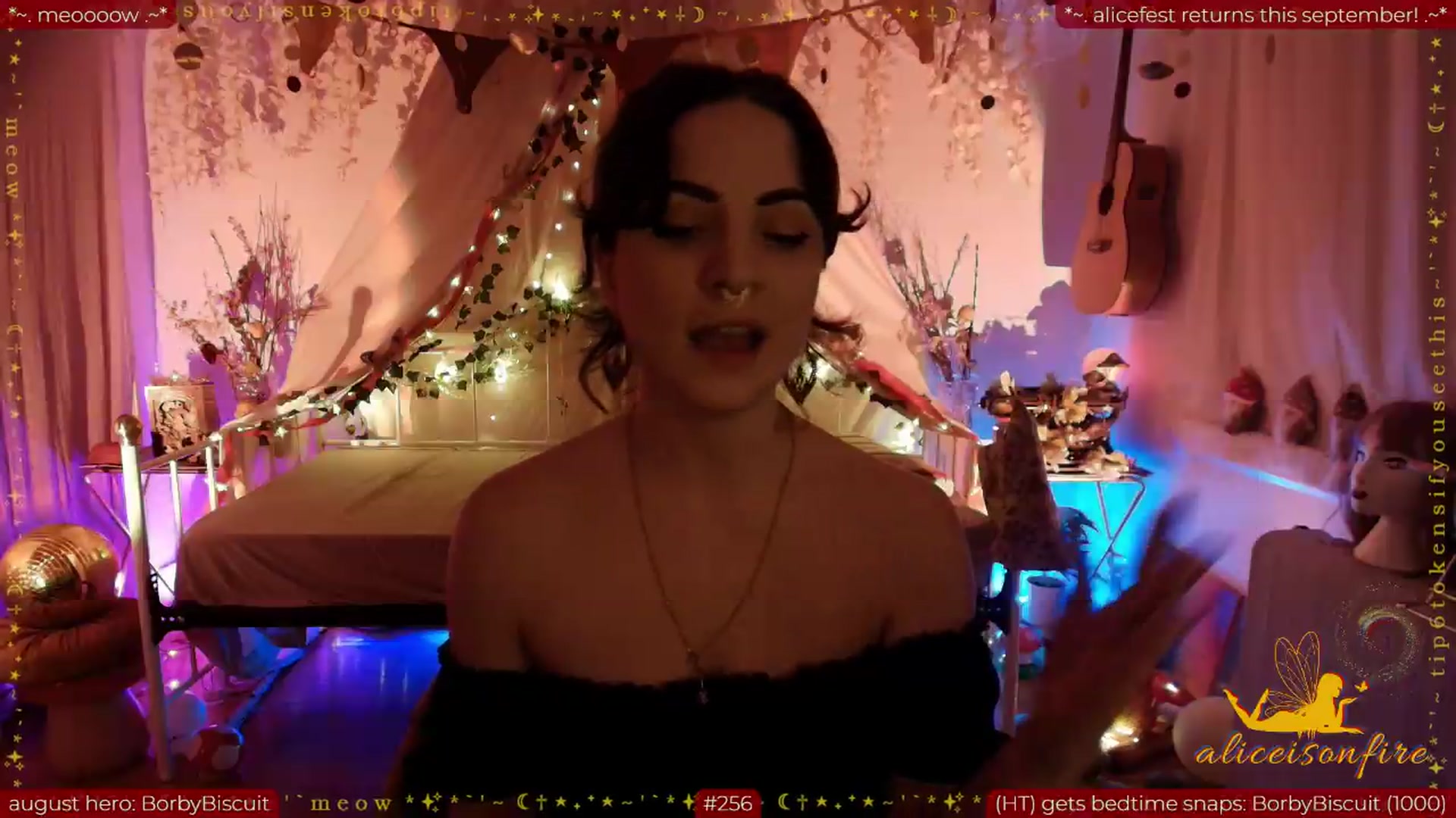 Gallery image thumbnail from aliceisonfire's myfreecams stream on, 08/24/2026, 08:05 image 10 of 20
