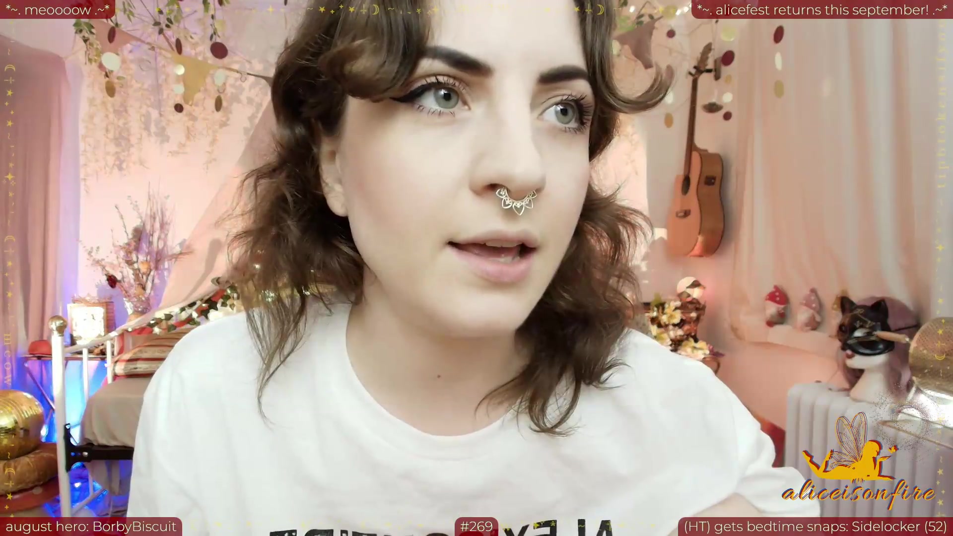 Gallery image thumbnail from aliceisonfire's myfreecams stream on, 08/26/2026, 23:32 image 17 of 20
