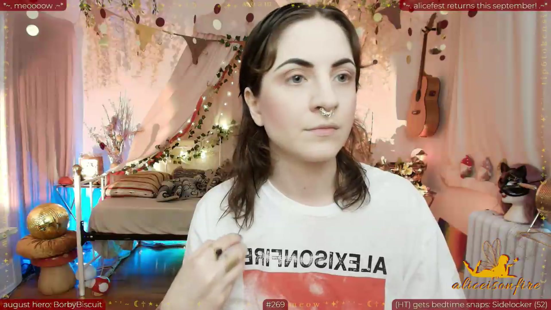 Gallery image thumbnail from aliceisonfire's myfreecams stream on, 08/26/2026, 23:32 image 5 of 20