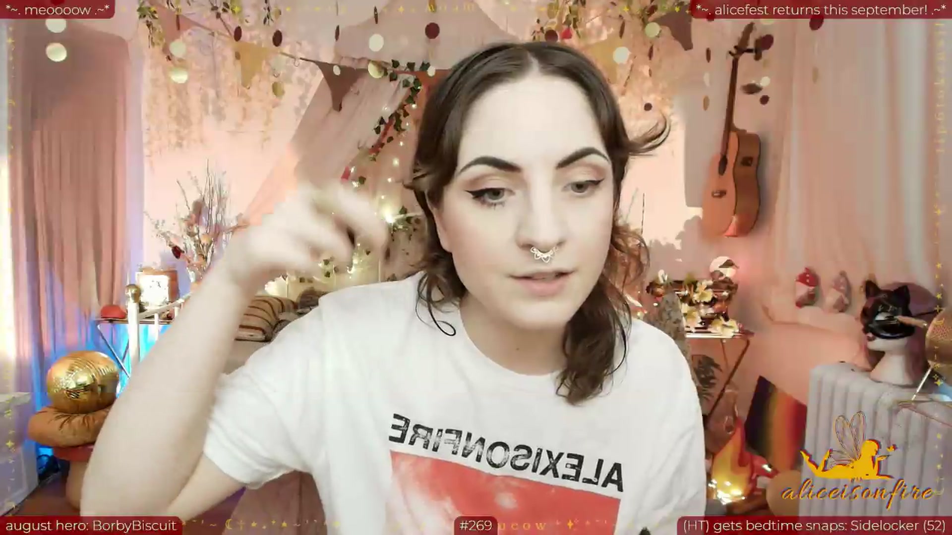 Gallery image thumbnail from aliceisonfire's myfreecams stream on, 08/26/2026, 23:32 image 8 of 20