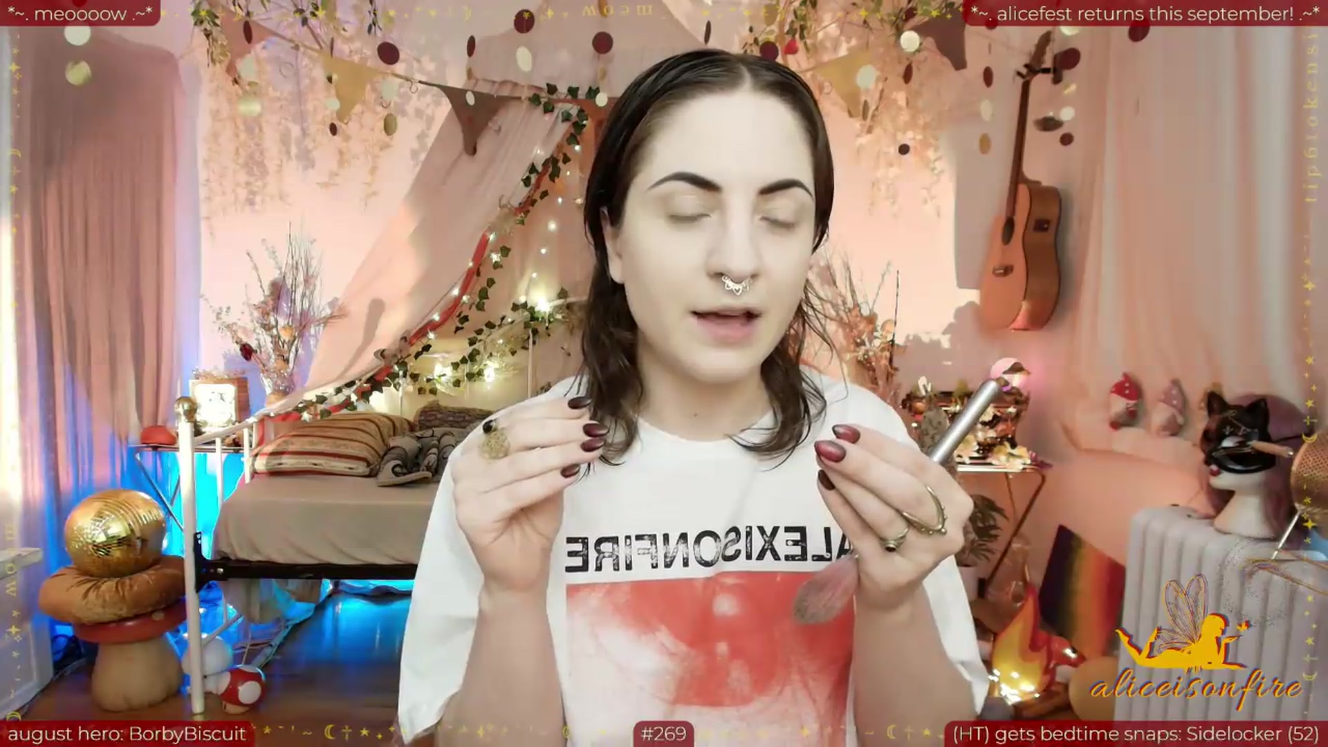 Gallery image thumbnail from aliceisonfire's myfreecams stream on, 08/26/2026, 23:32 image 4 of 20