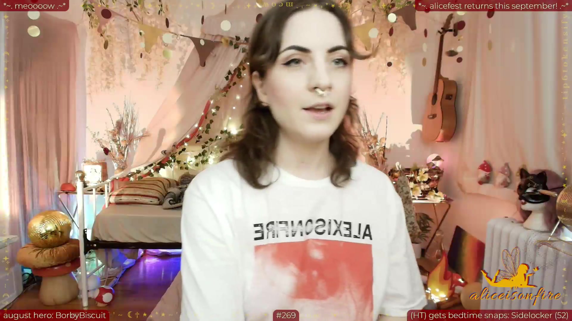 Gallery image thumbnail from aliceisonfire's myfreecams stream on, 08/26/2026, 23:32 image 10 of 20