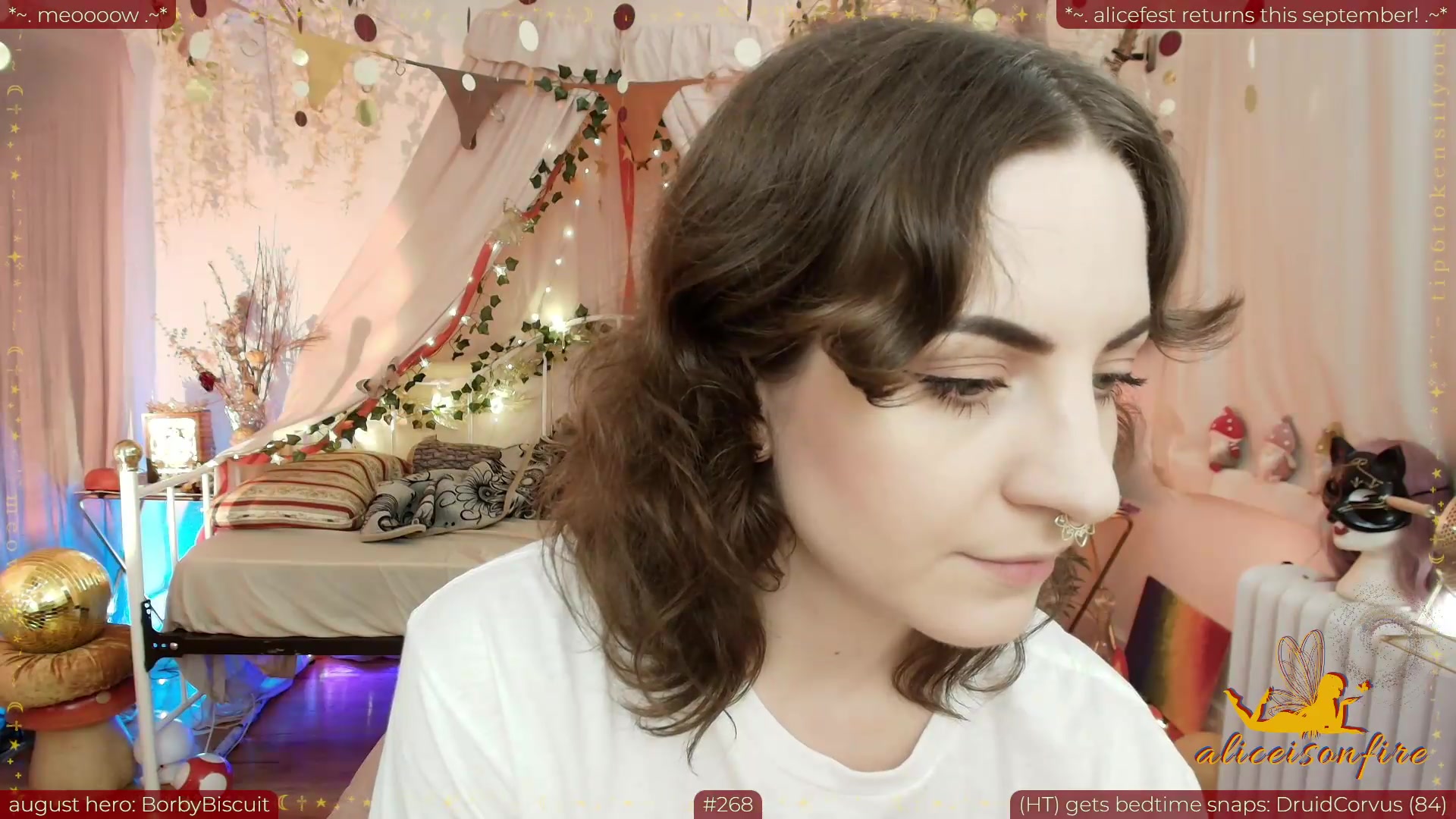Gallery image thumbnail from aliceisonfire's myfreecams stream on, 08/26/2026, 23:32 image 19 of 20