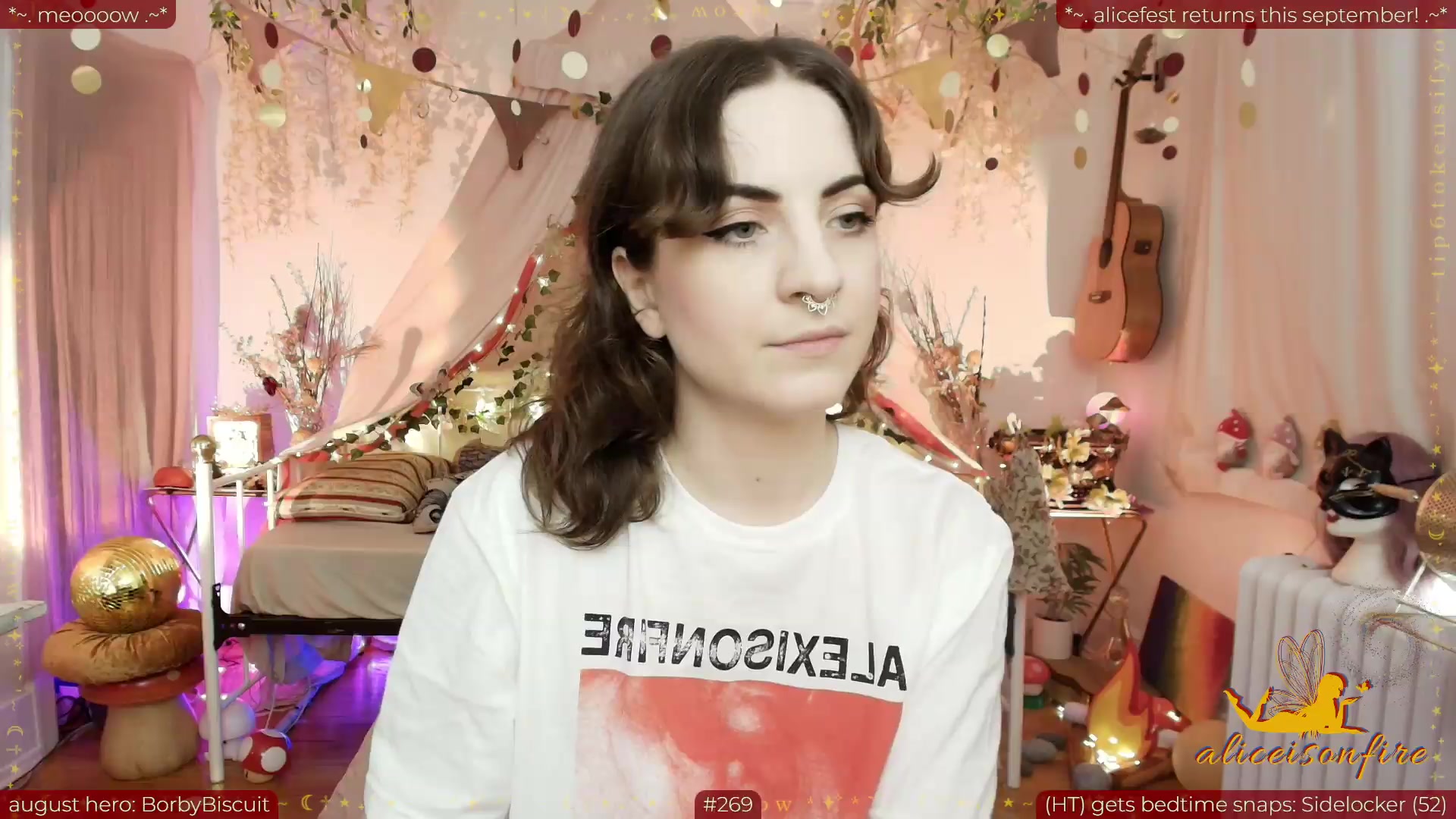 Gallery image thumbnail from aliceisonfire's myfreecams stream on, 08/26/2026, 23:32 image 14 of 20