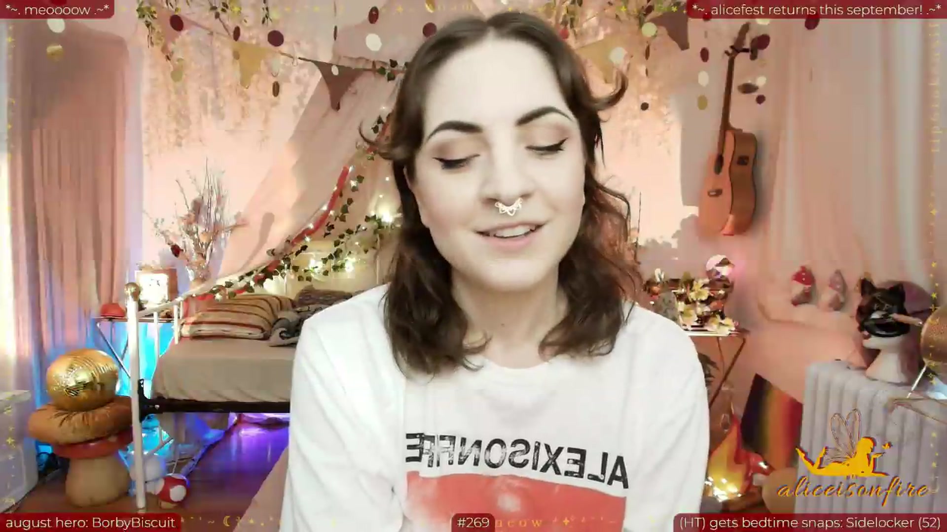 Gallery image thumbnail from aliceisonfire's myfreecams stream on, 08/26/2026, 23:32 image 9 of 20