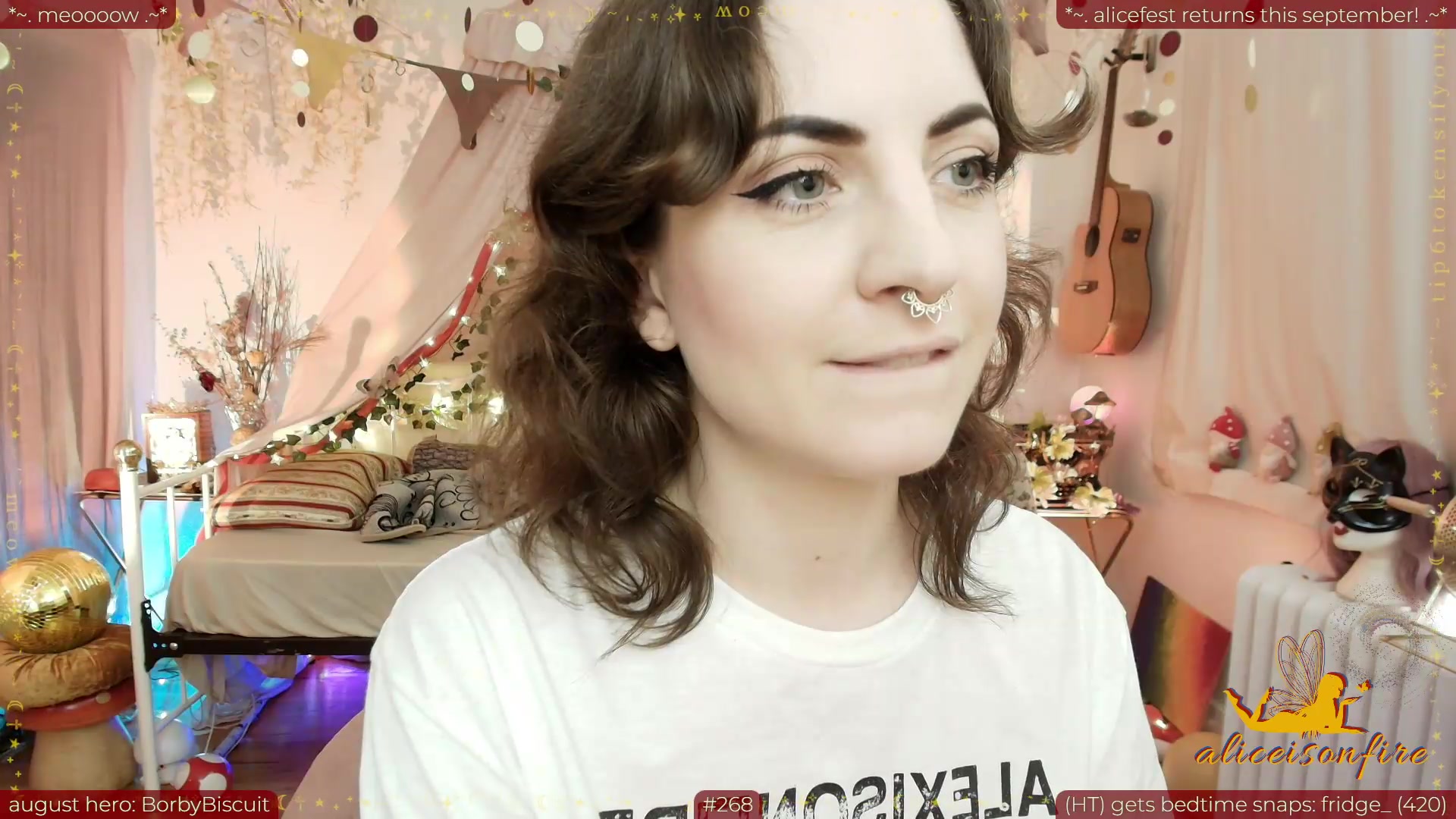 Gallery image thumbnail from aliceisonfire's myfreecams stream on, 08/26/2026, 23:32 image 20 of 20