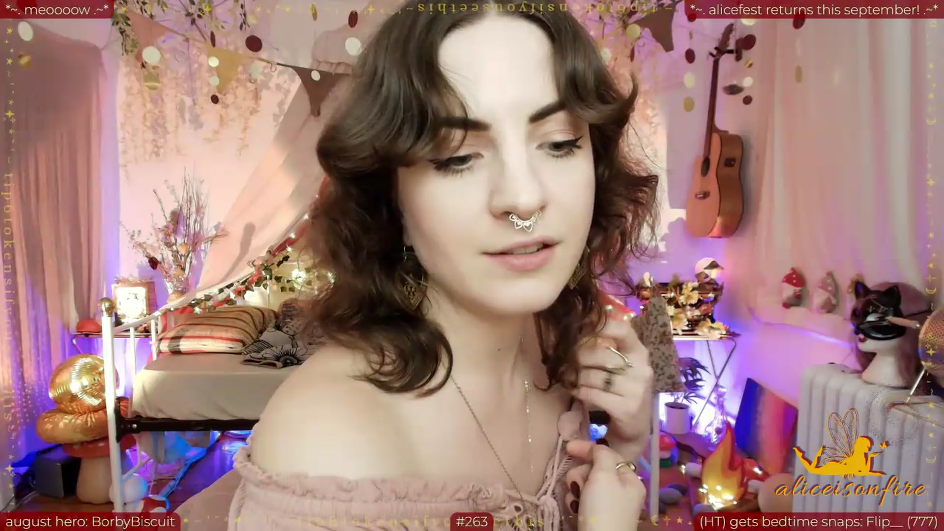 Gallery image thumbnail from aliceisonfire's myfreecams stream on, 08/27/2026, 06:54 image 15 of 20