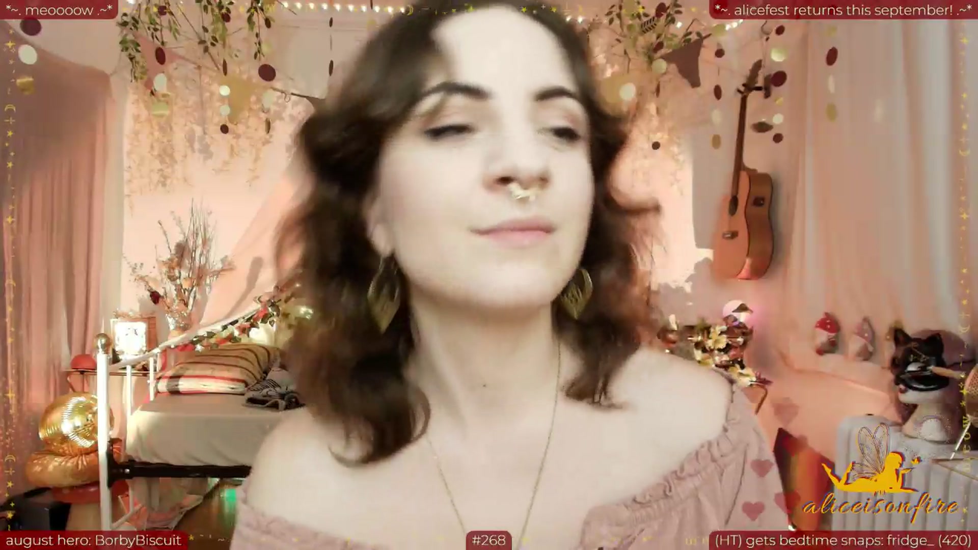Gallery image thumbnail from aliceisonfire's myfreecams stream on, 08/27/2026, 06:54 image 2 of 20