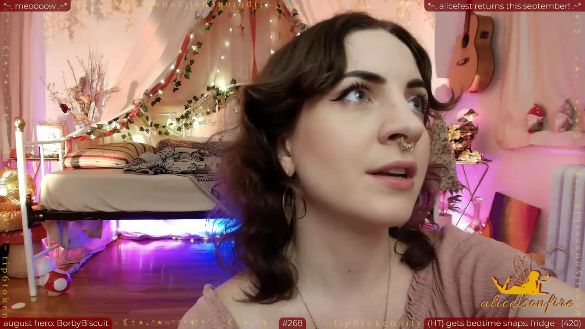 Gallery image thumbnail from aliceisonfire's myfreecams stream on, 08/27/2026, 06:54 image 11 of 20