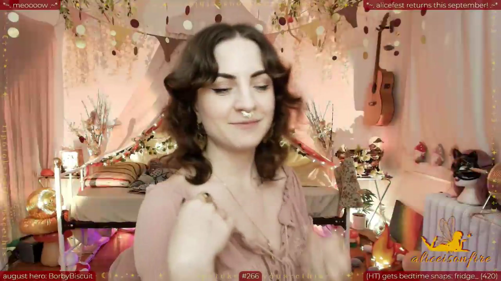 Gallery image thumbnail from aliceisonfire's myfreecams stream on, 08/27/2026, 06:54 image 14 of 20