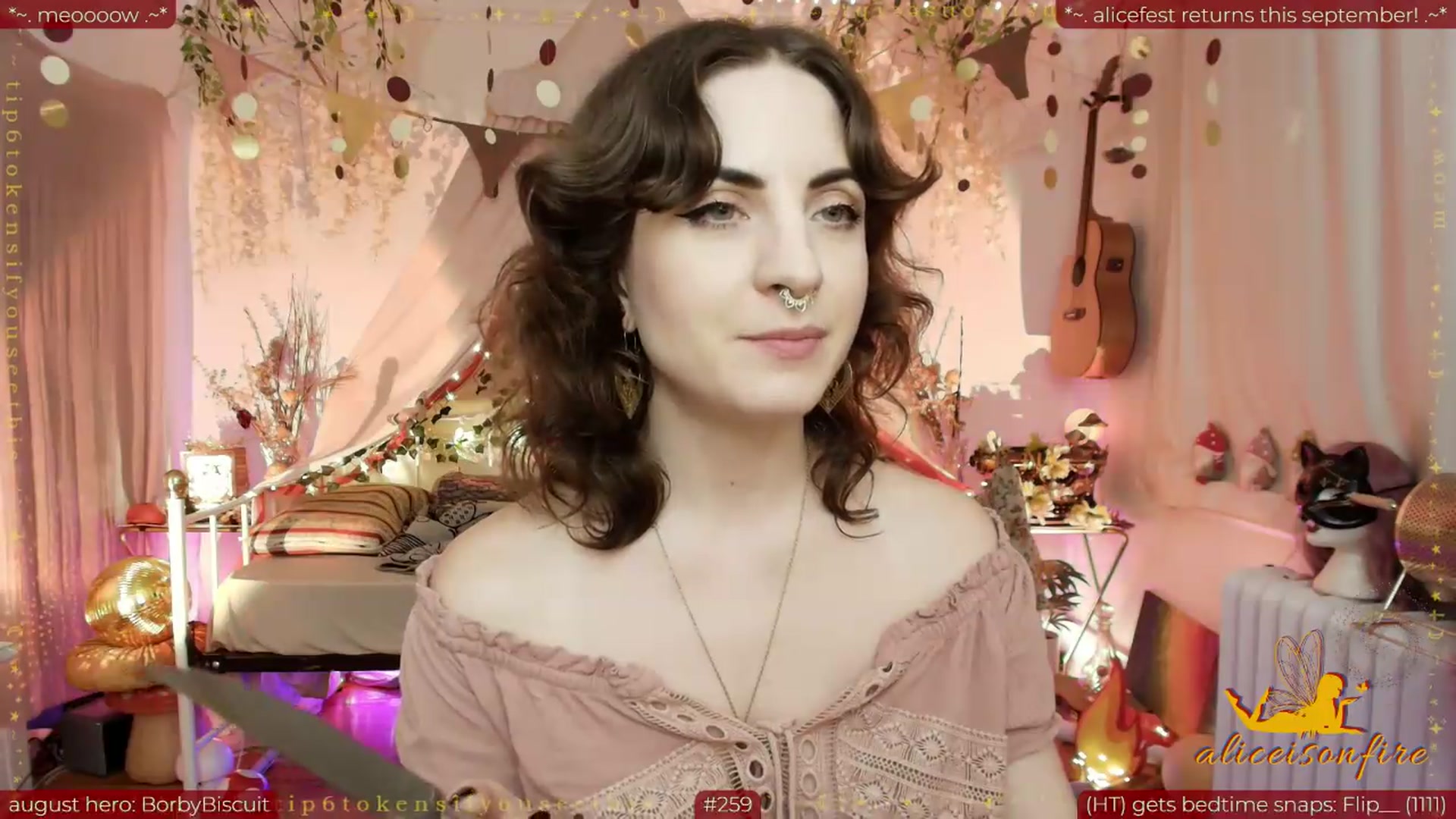Gallery image thumbnail from aliceisonfire's myfreecams stream on, 08/27/2026, 07:48 image 12 of 20