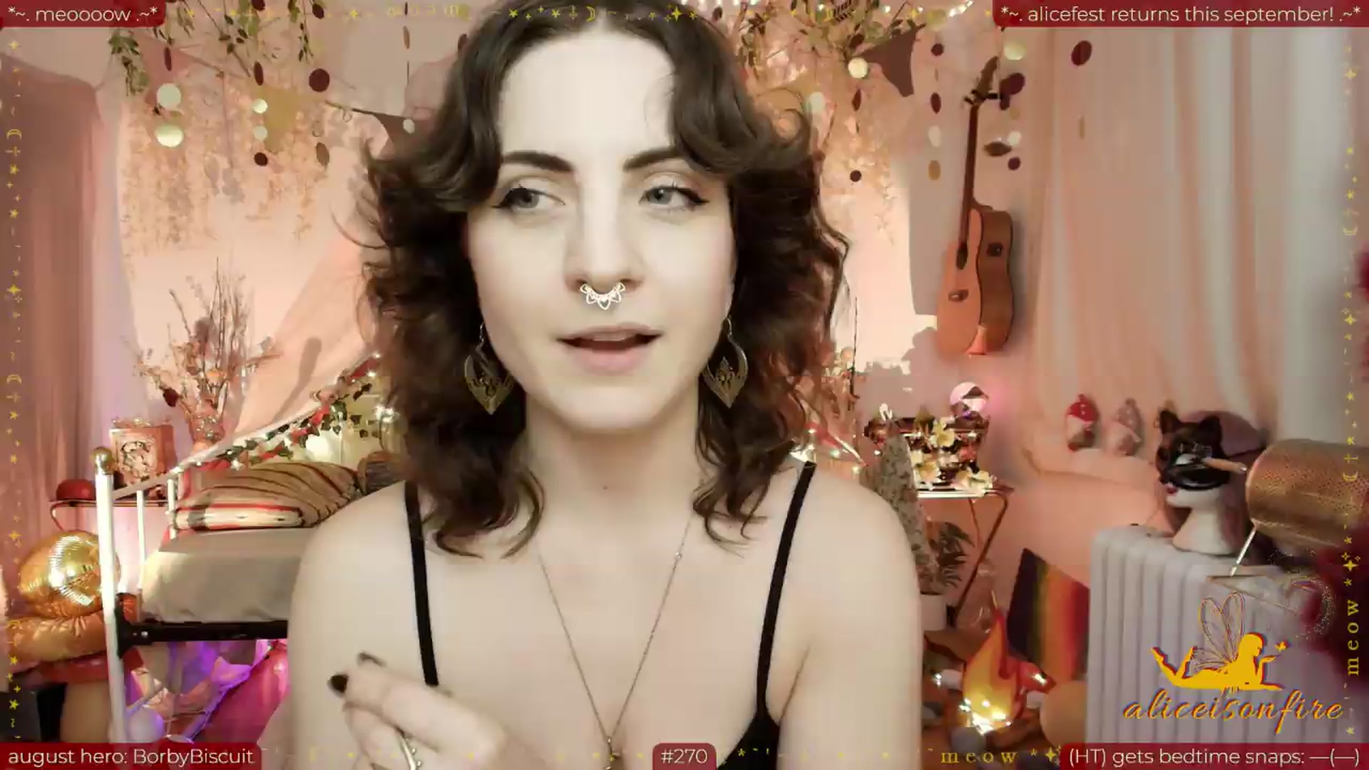 Gallery image thumbnail from aliceisonfire's myfreecams stream on, 08/28/2026, 05:58 image 1 of 20