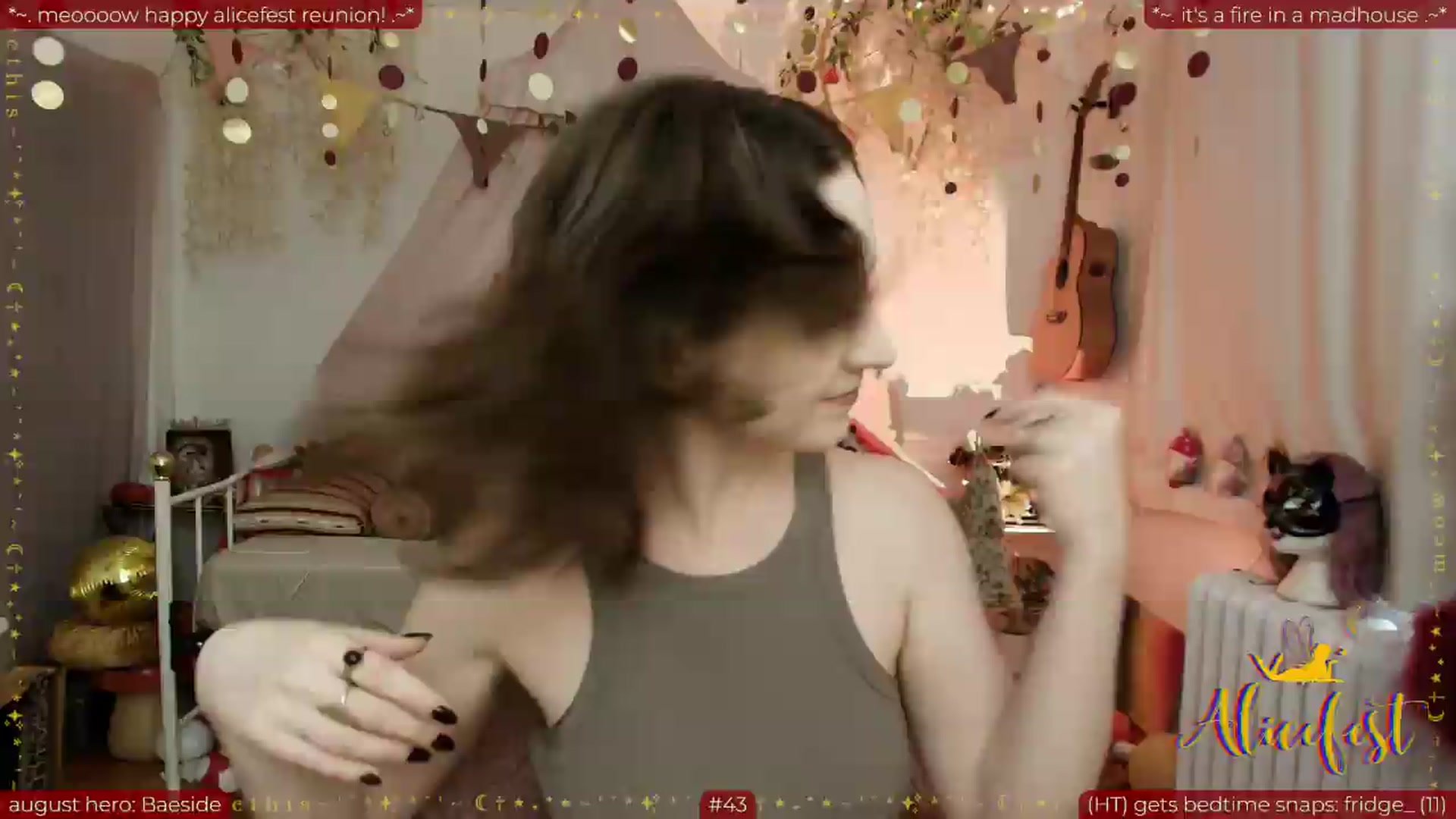 Gallery image thumbnail from aliceisonfire's myfreecams stream on, 09/02/2026, 03:31 image 2 of 20